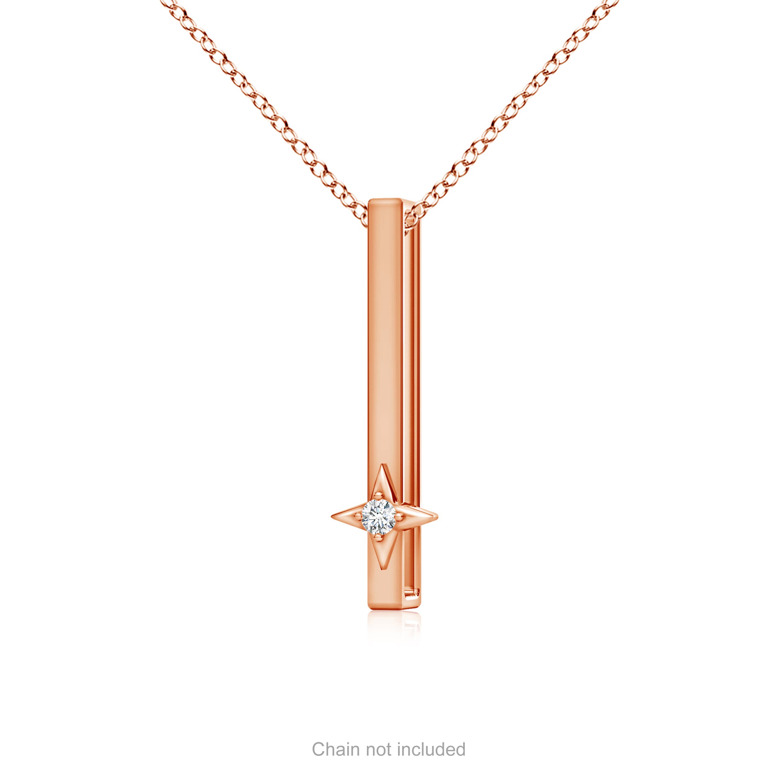 G, VS2 / 0.014 CT / 14 KT Rose Gold