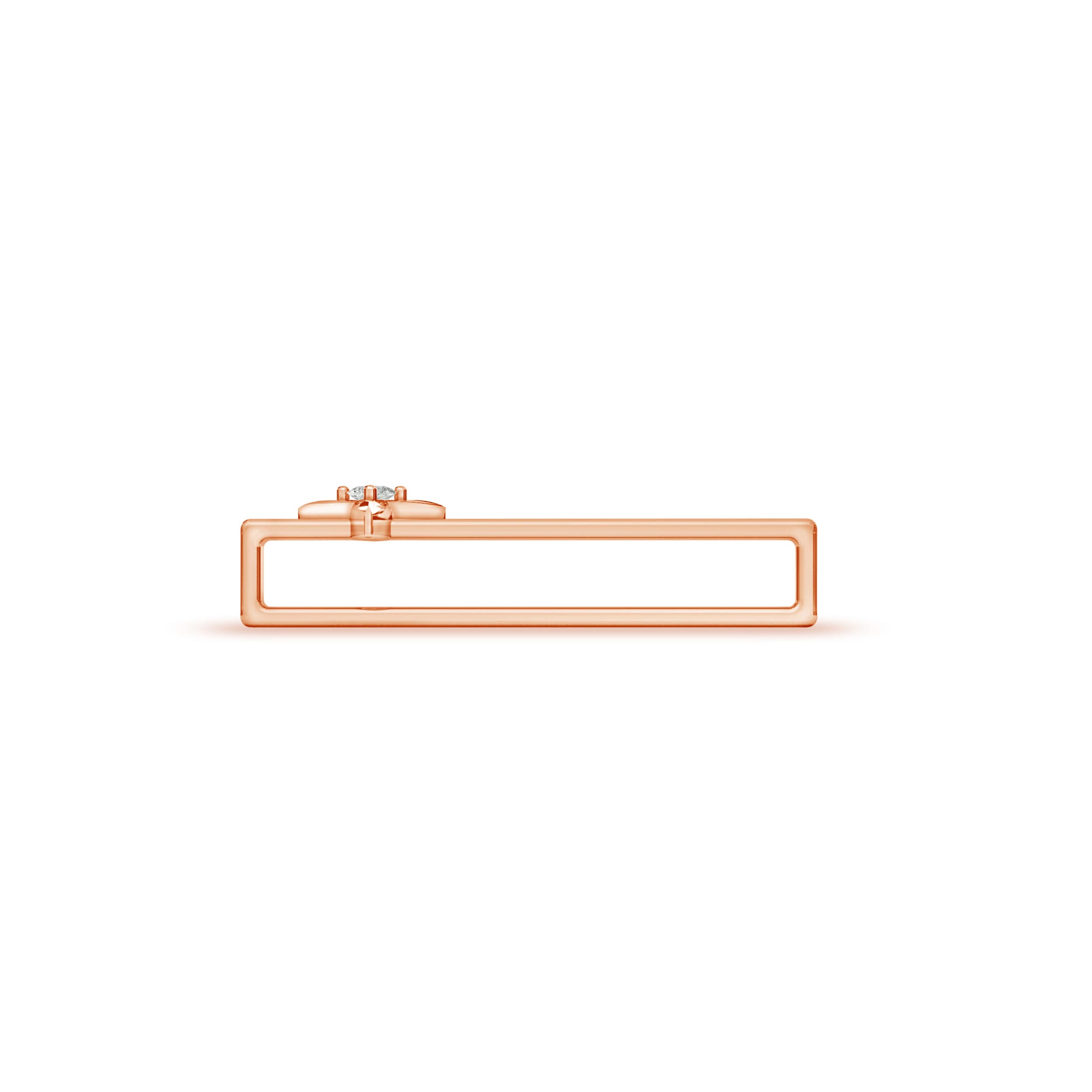 K, I3 / 0.014 CT / 14 KT Rose Gold