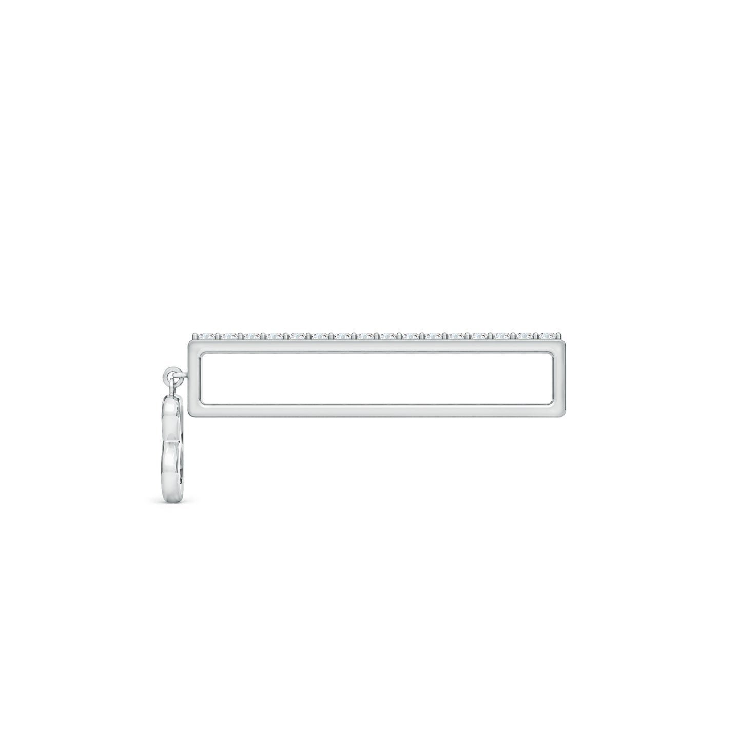 Capital B Initial With Natural Diamond Watch Band