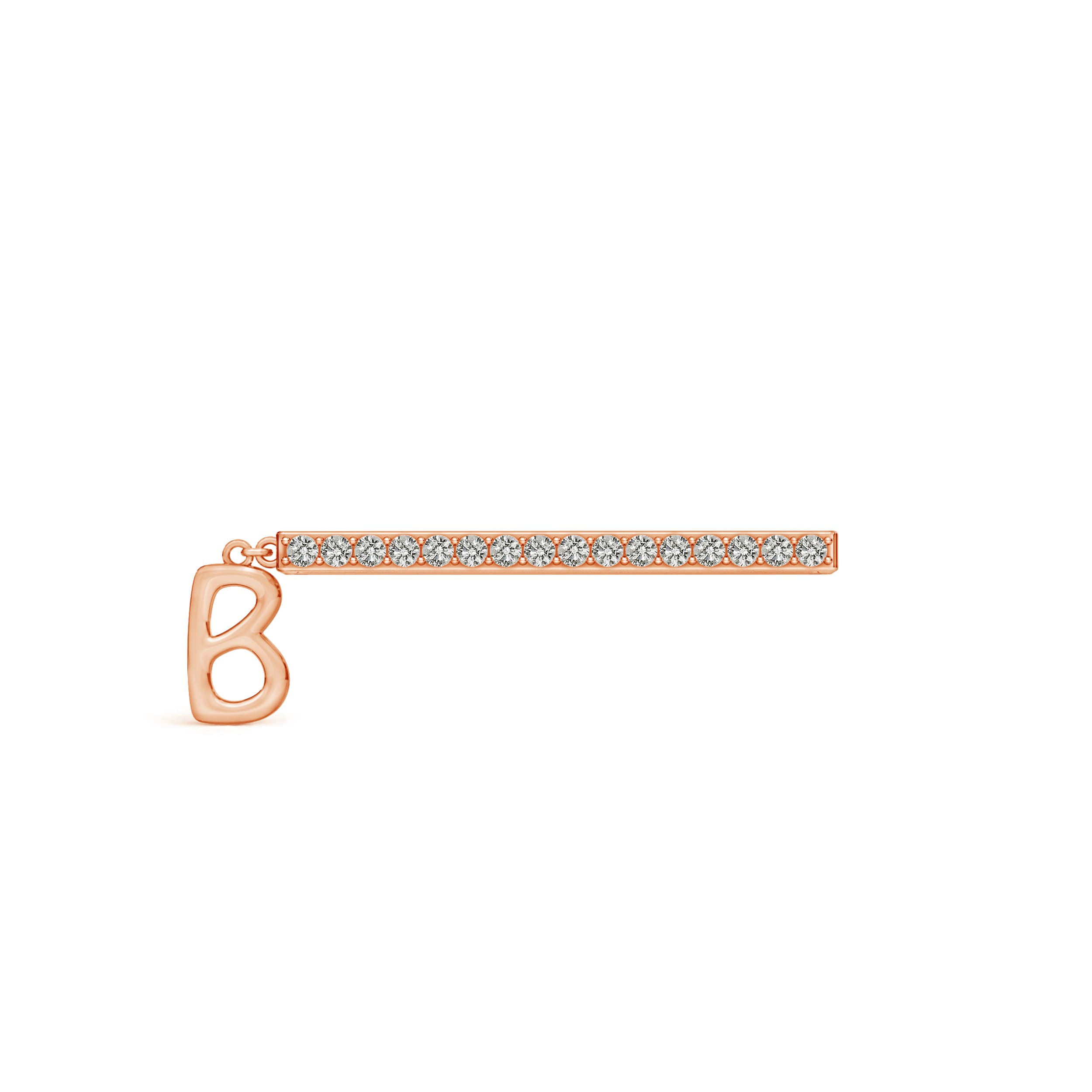 K, I3 / 0.13 CT / 14 KT Rose Gold