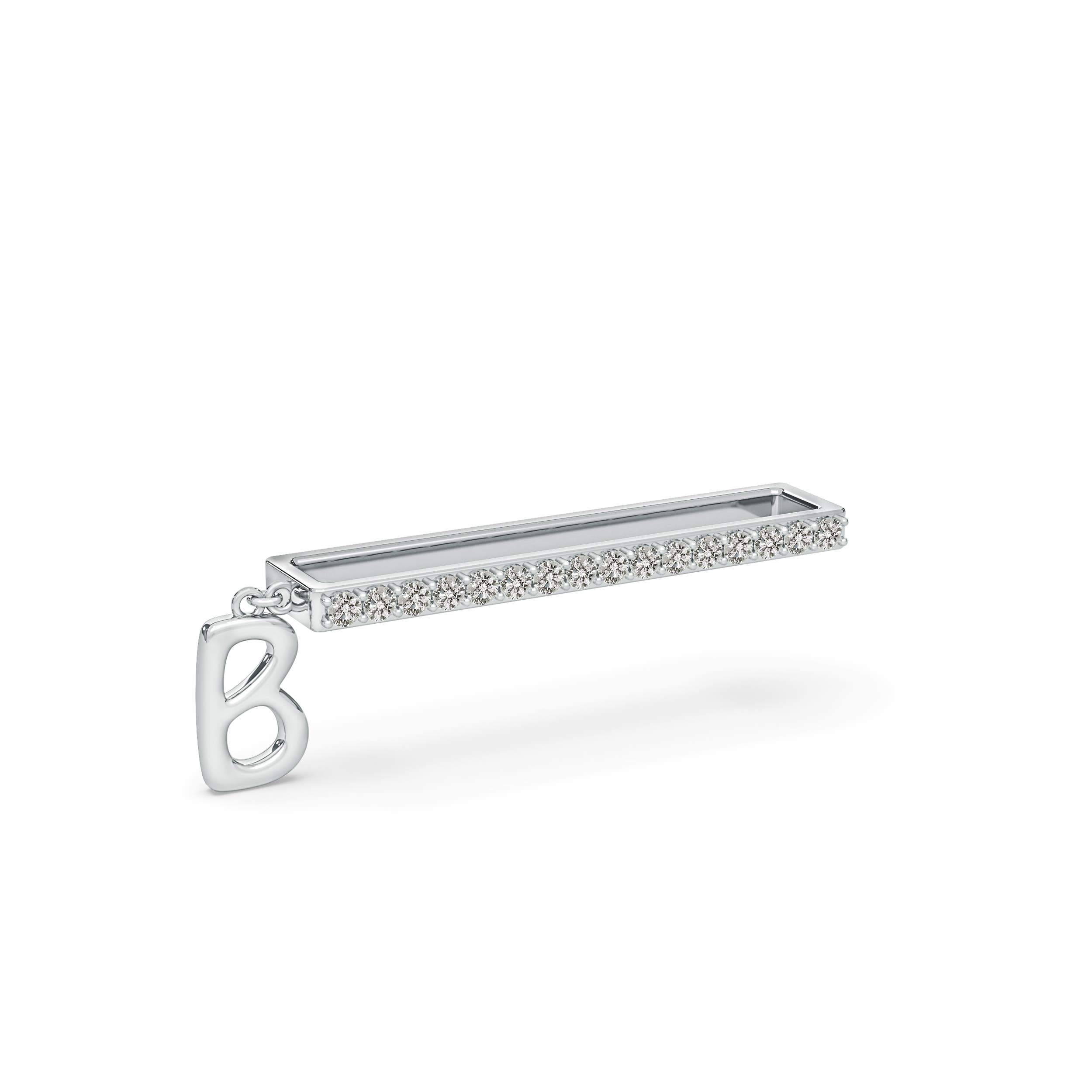 K, I3 / 0.13 CT / 14 KT White Gold