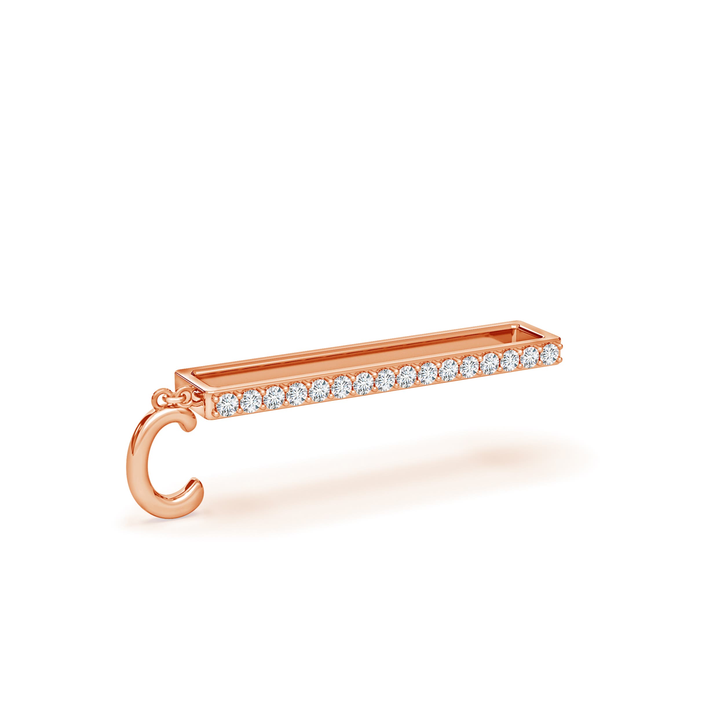 G, VS2 / 0.13 CT / 14 KT Rose Gold