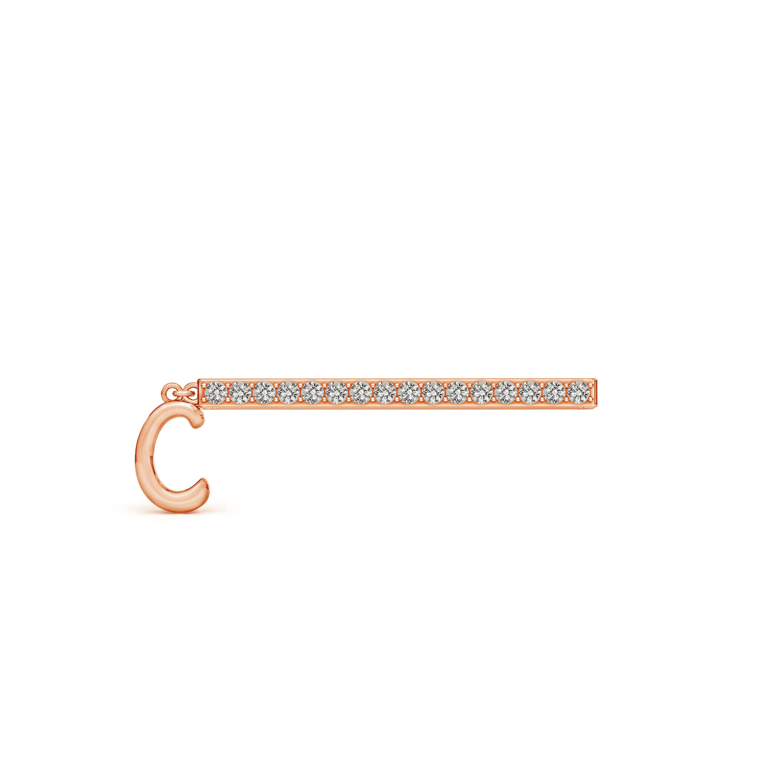 K, I3 / 0.13 CT / 14 KT Rose Gold