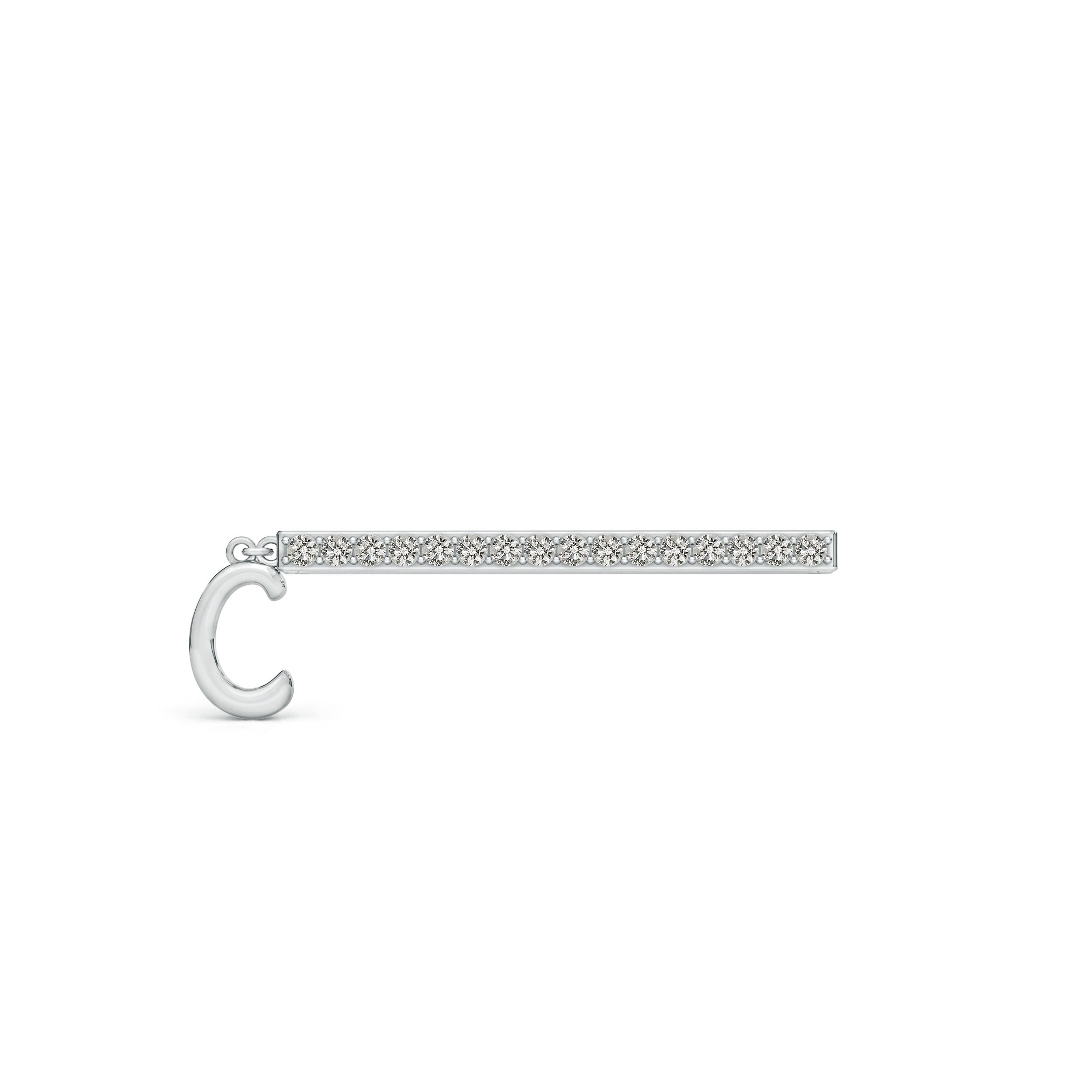 K, I3 / 0.13 CT / 14 KT White Gold