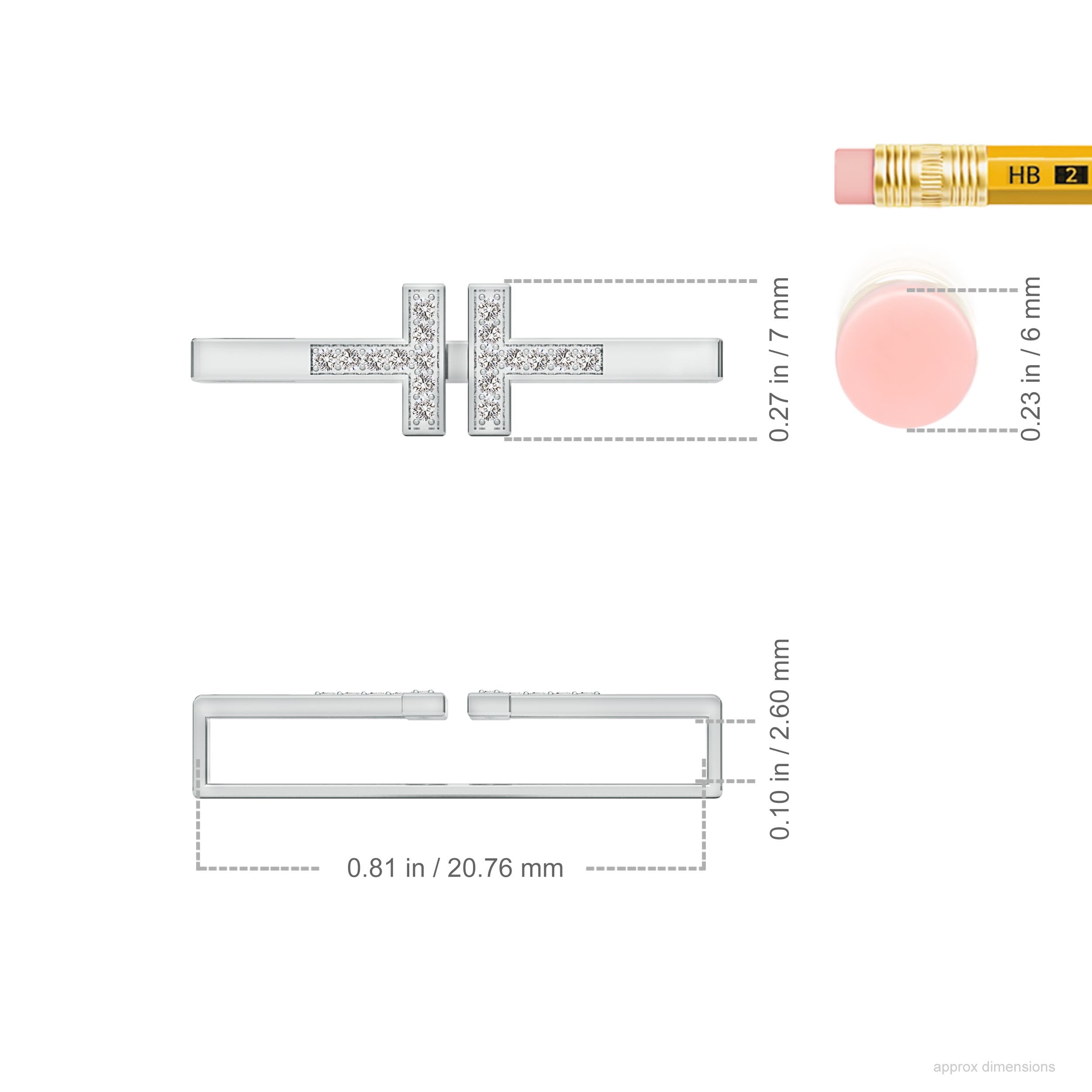 I-J, I1-I2 / 0.09 CT / 14 KT White Gold