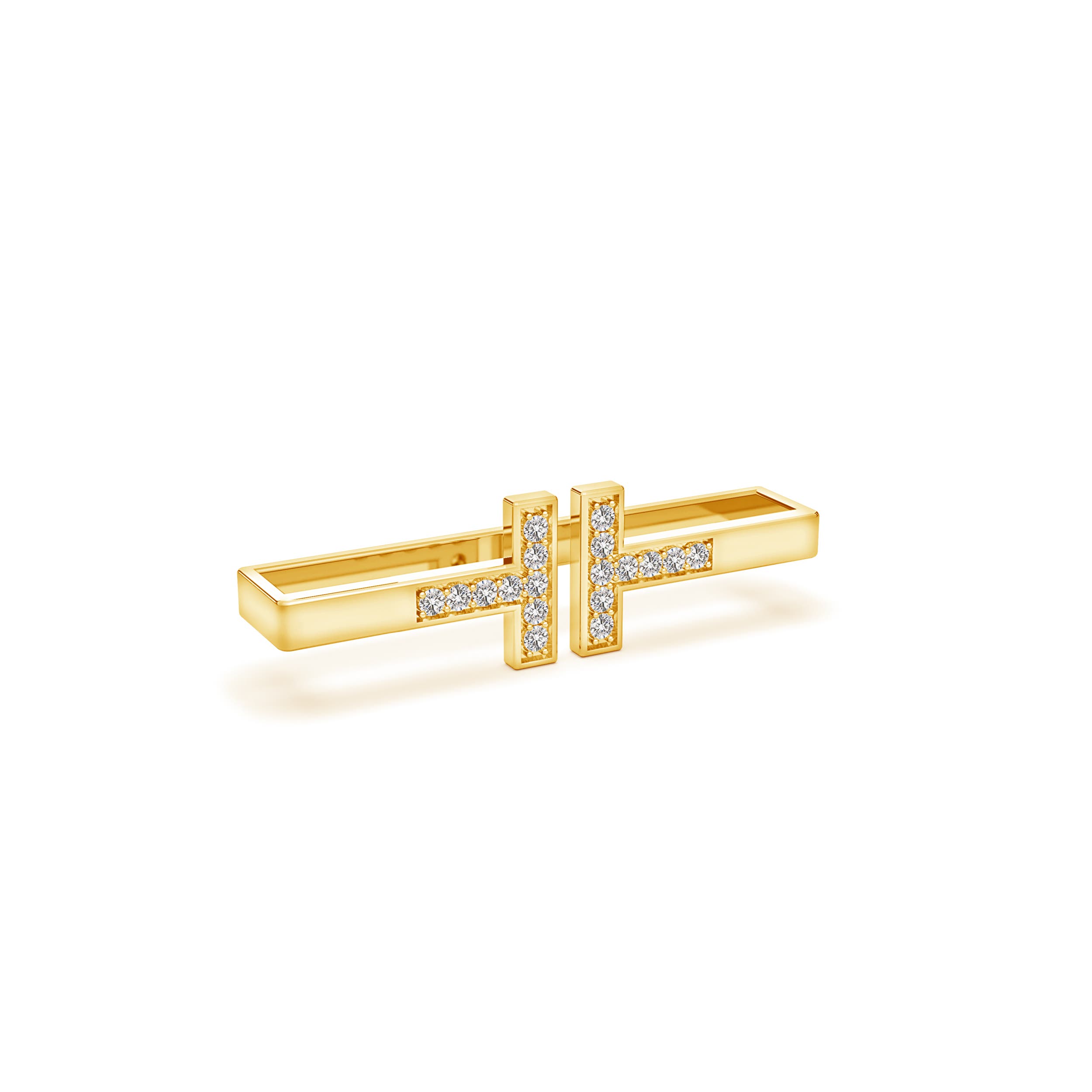 I-J, I1-I2 / 0.09 CT / 14 KT Yellow Gold