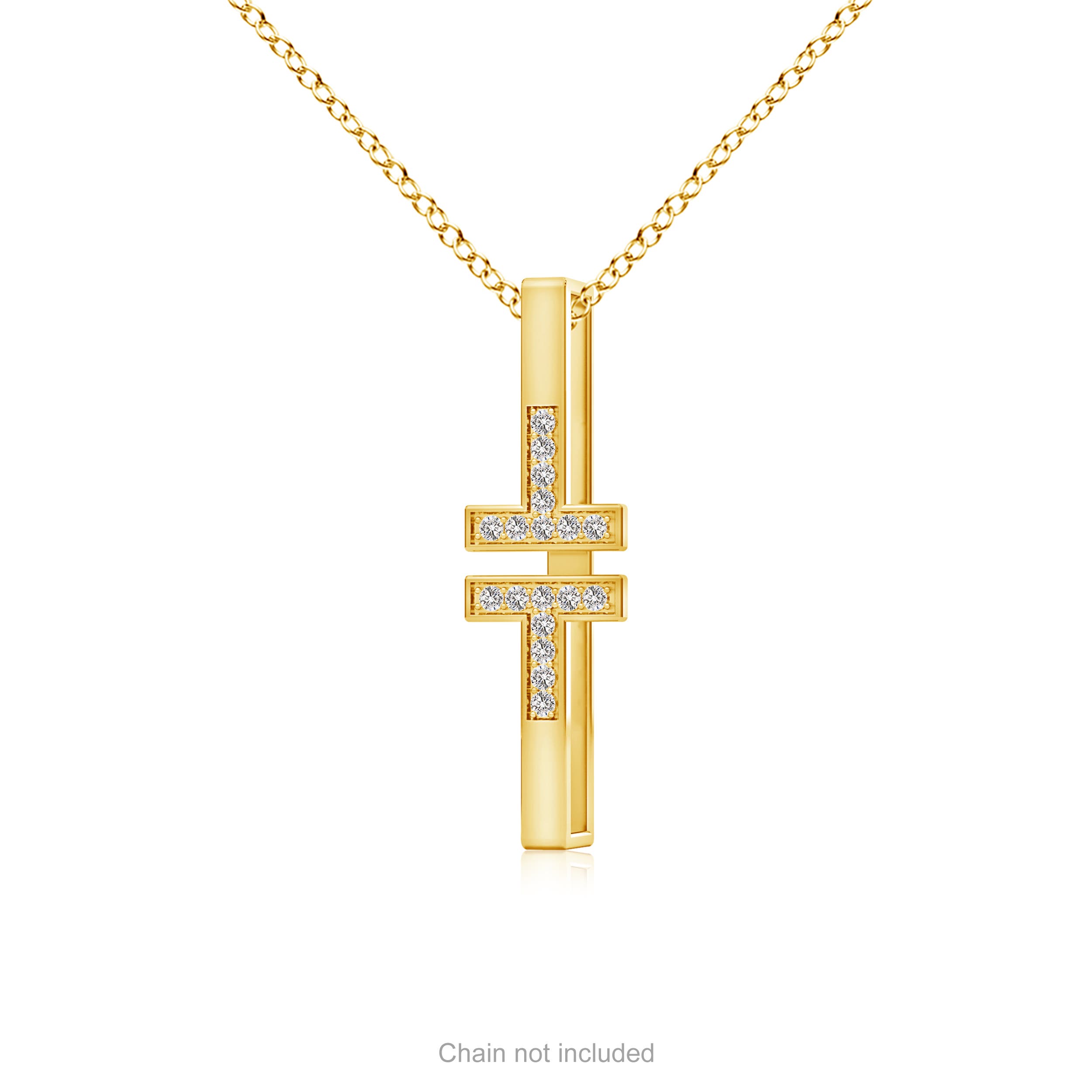 I-J, I1-I2 / 0.09 CT / 14 KT Yellow Gold