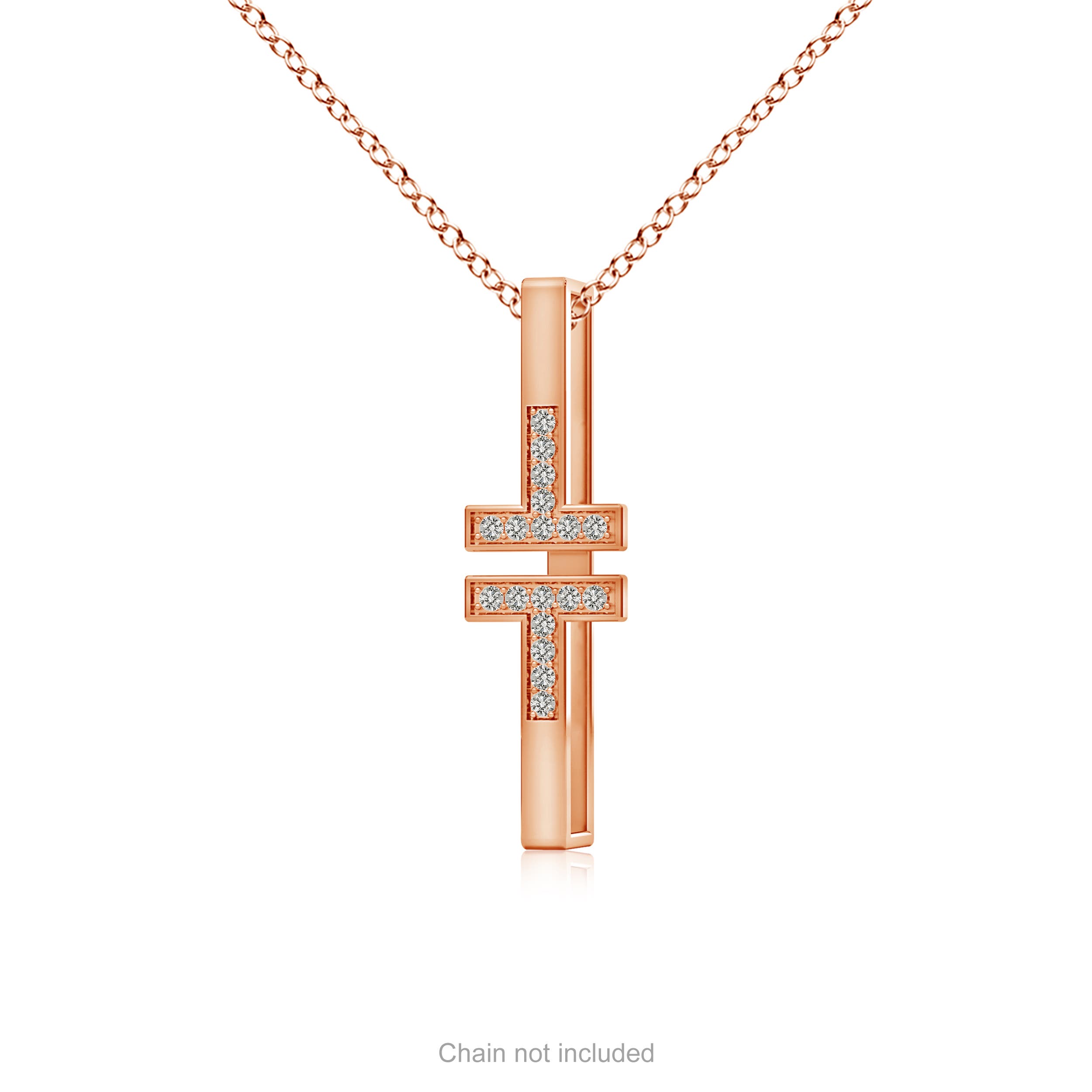 K, I3 / 0.09 CT / 14 KT Rose Gold