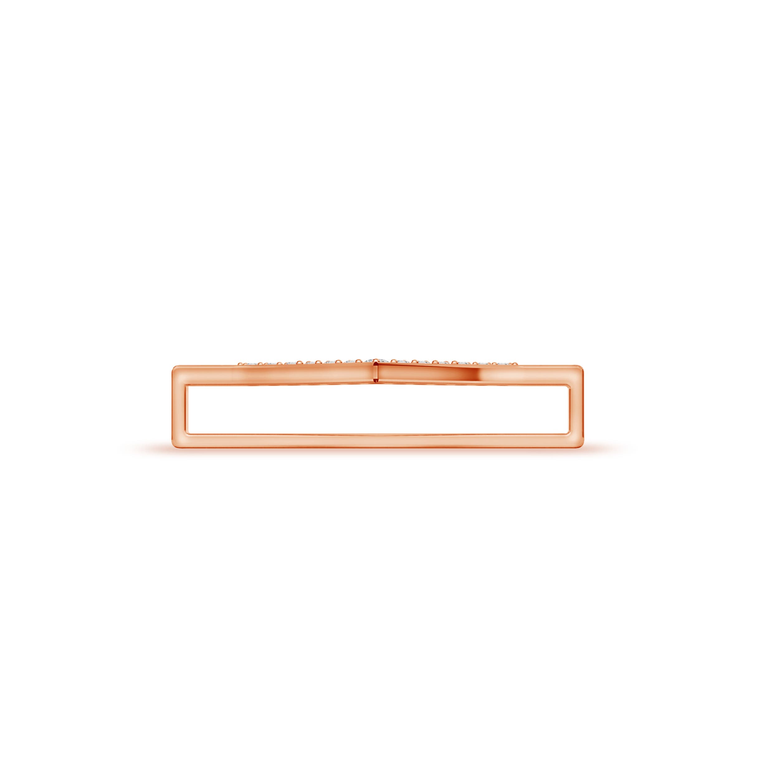 H, SI2 / 0.11 CT / 14 KT Rose Gold