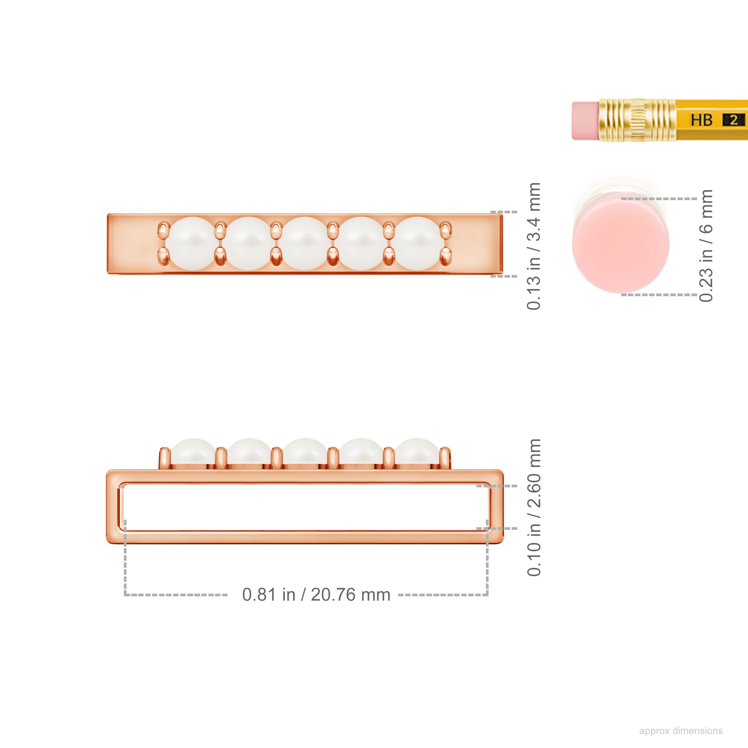 A / 1.25 CT / 14 KT Rose Gold