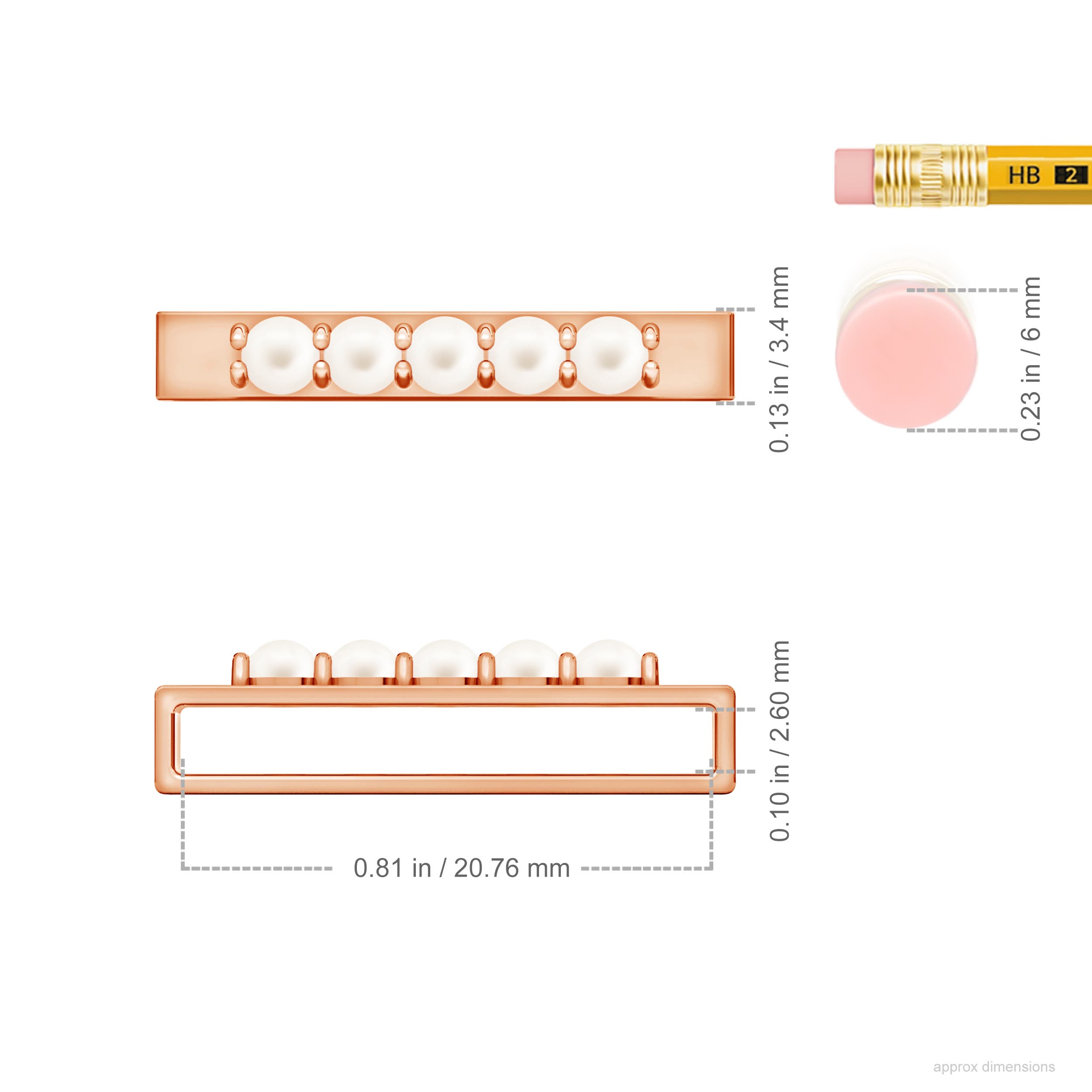 AA / 1.25 CT / 14 KT Rose Gold