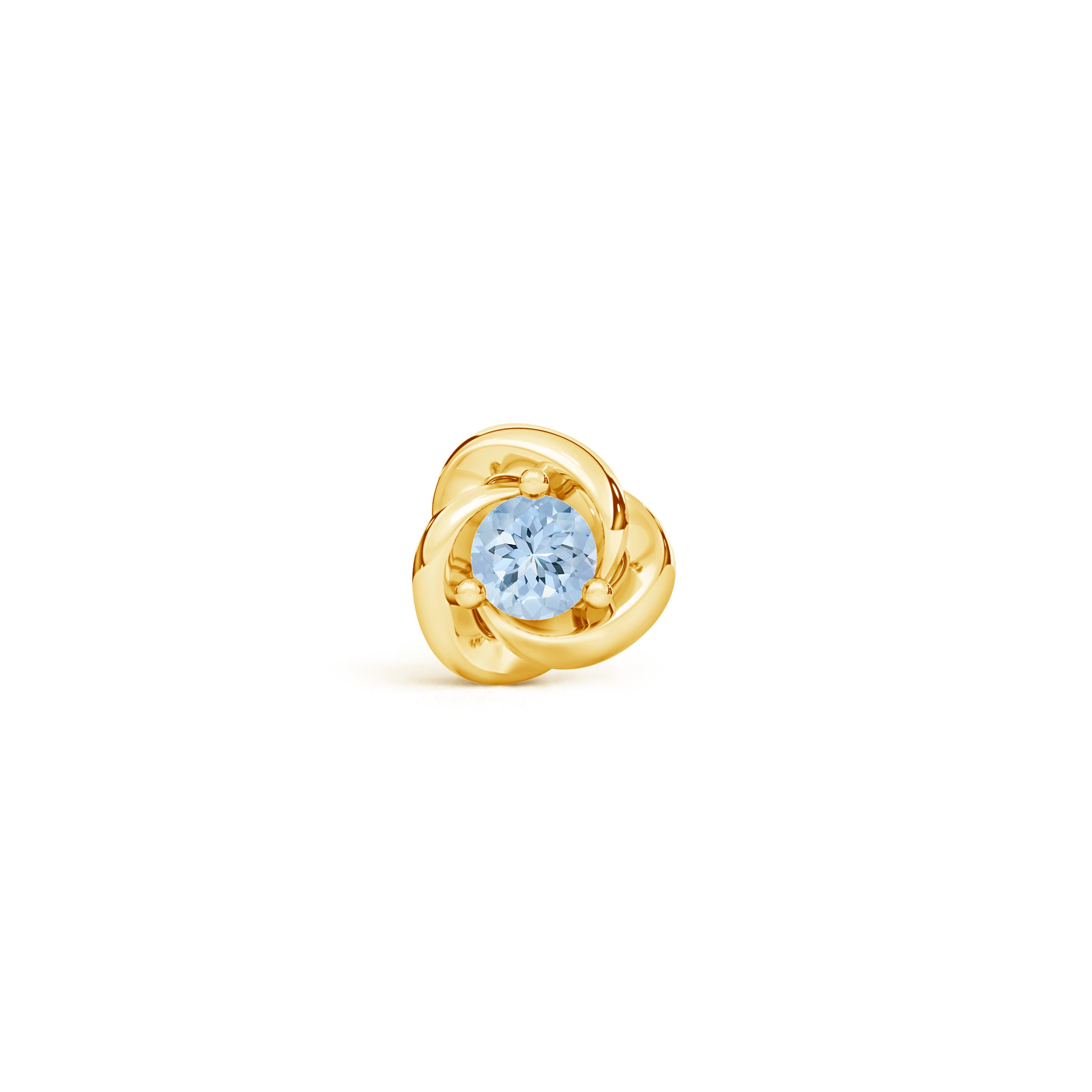 AA - Aquamarine / 0.03 CT / 14 KT Yellow Gold