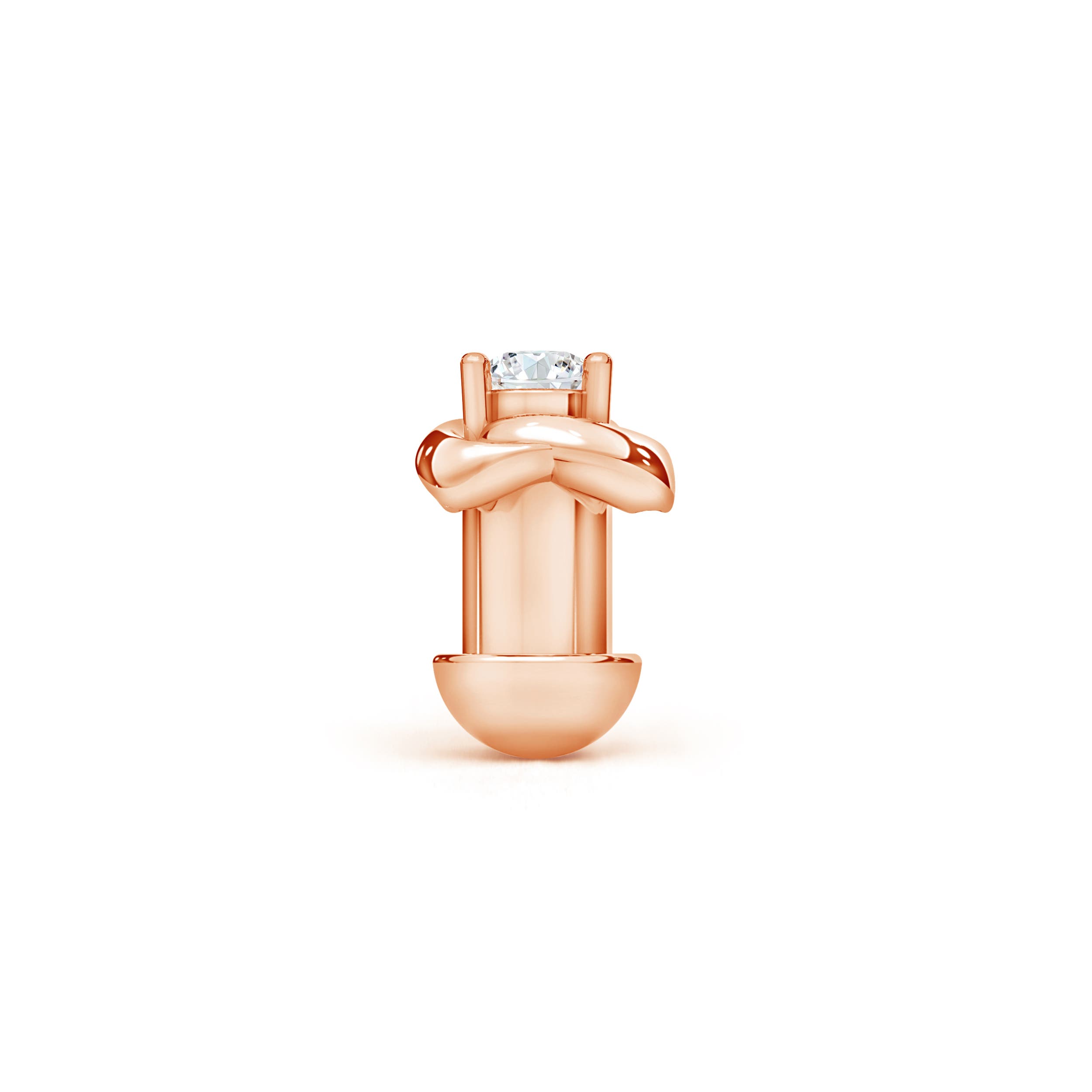 G, VS2 / 0.04 CT / 14 KT Rose Gold