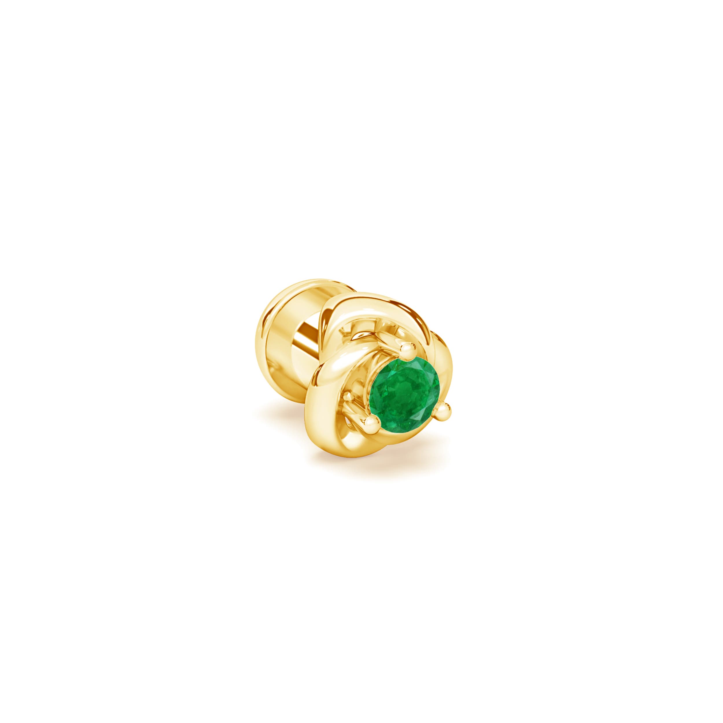 AA - Emerald / 0.05 CT / 14 KT Yellow Gold