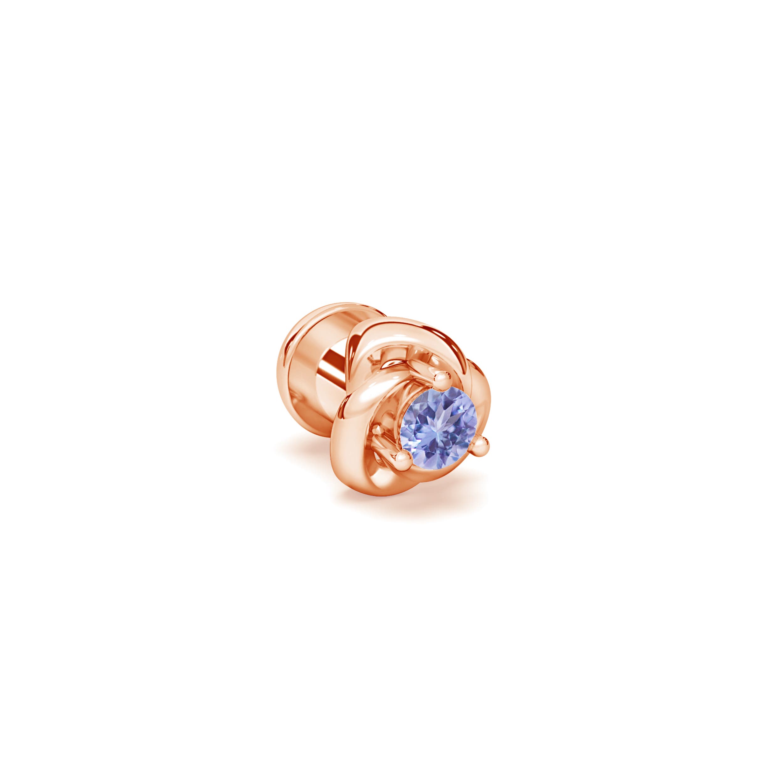 AA - Tanzanite / 0.04 CT / 14 KT Rose Gold