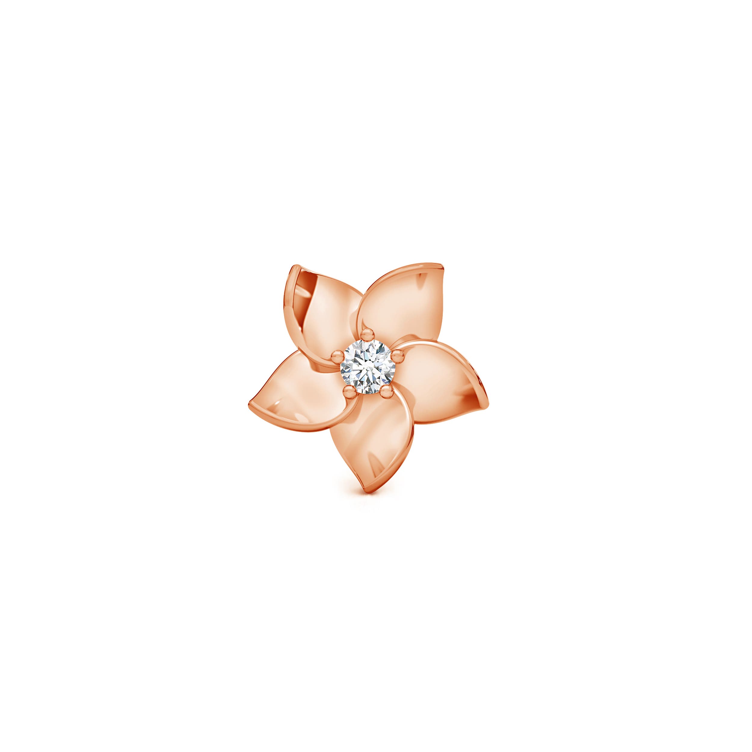 G, VS2 / 0.01 CT / 14 KT Rose Gold