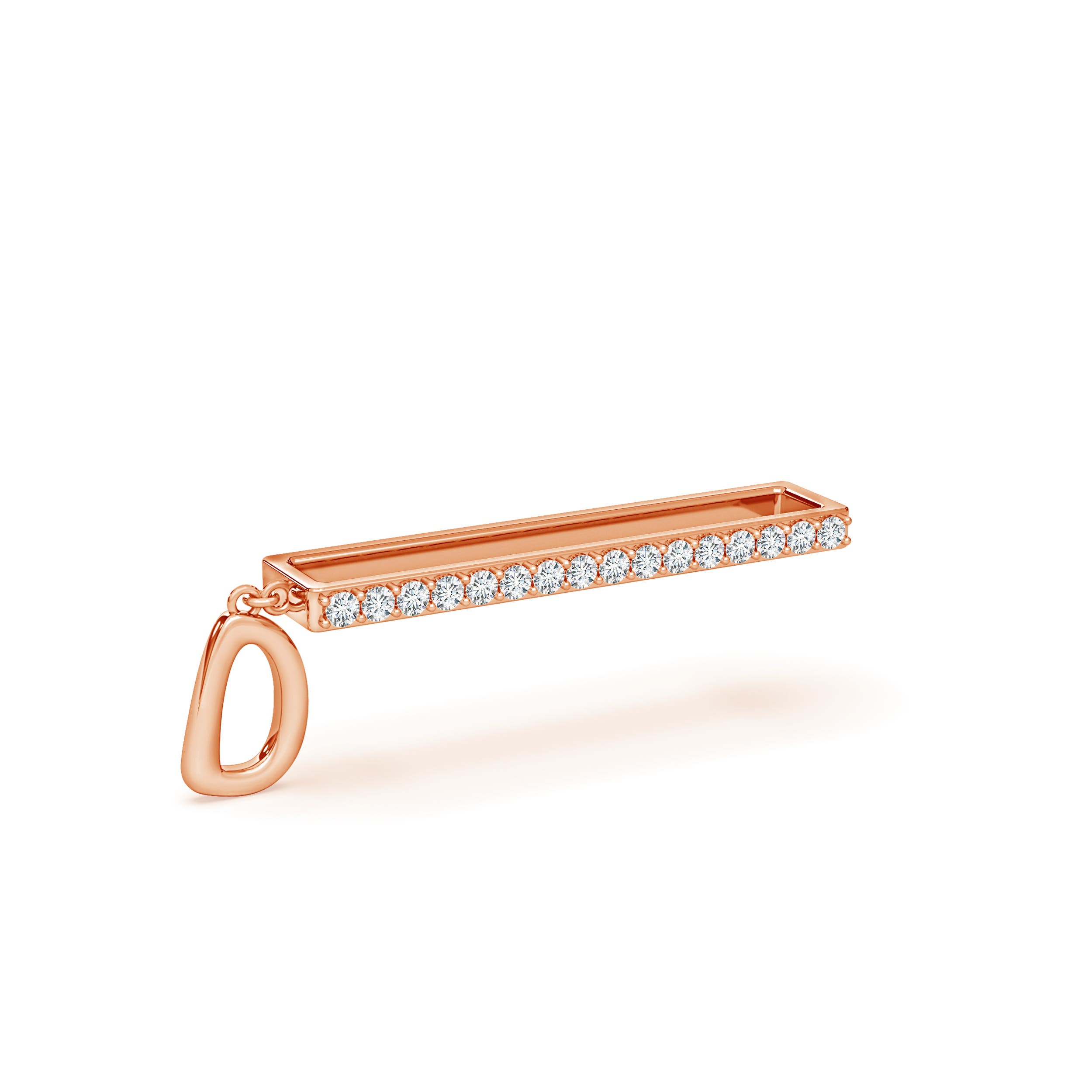 G, VS2 / 0.13 CT / 14 KT Rose Gold