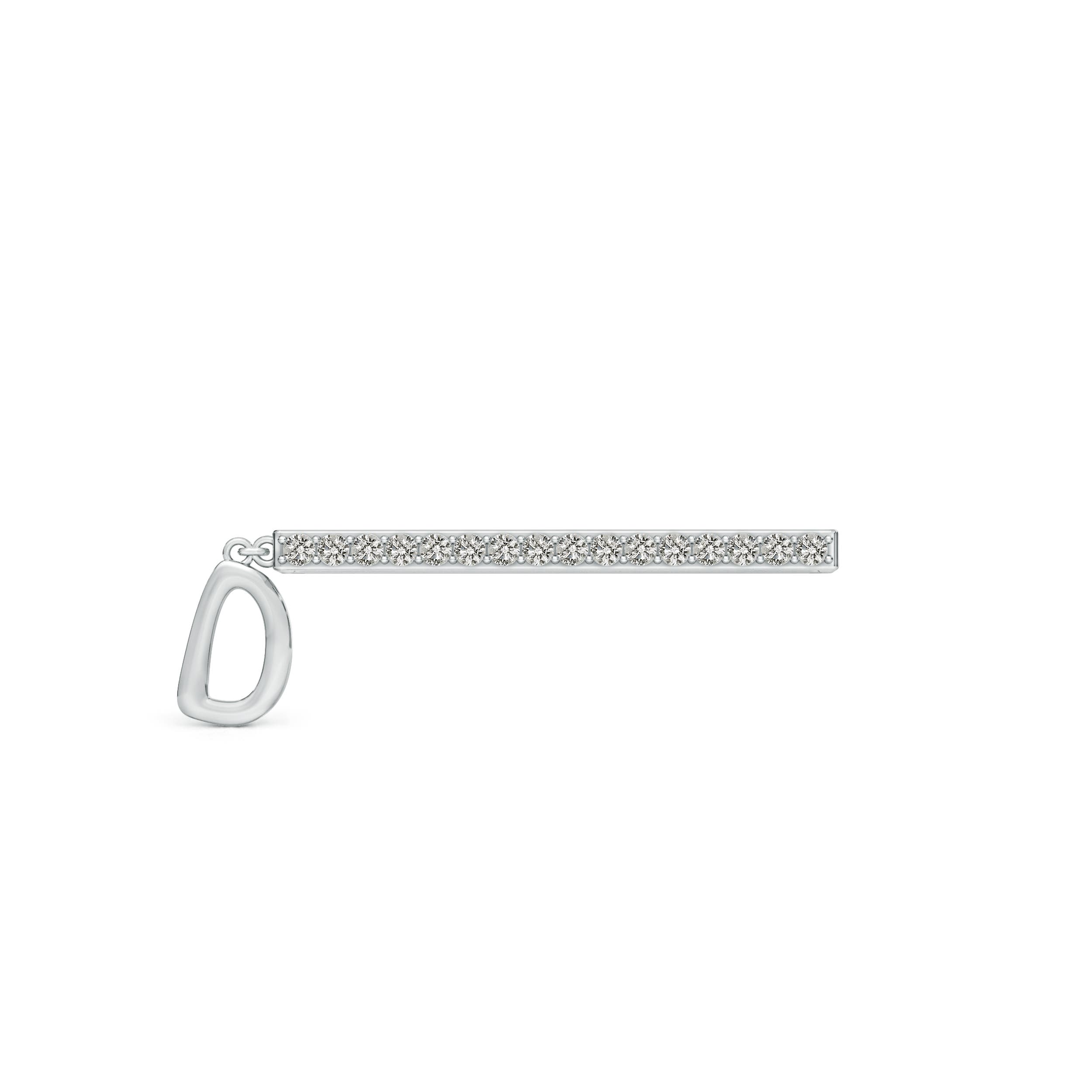 K, I3 / 0.13 CT / 14 KT White Gold