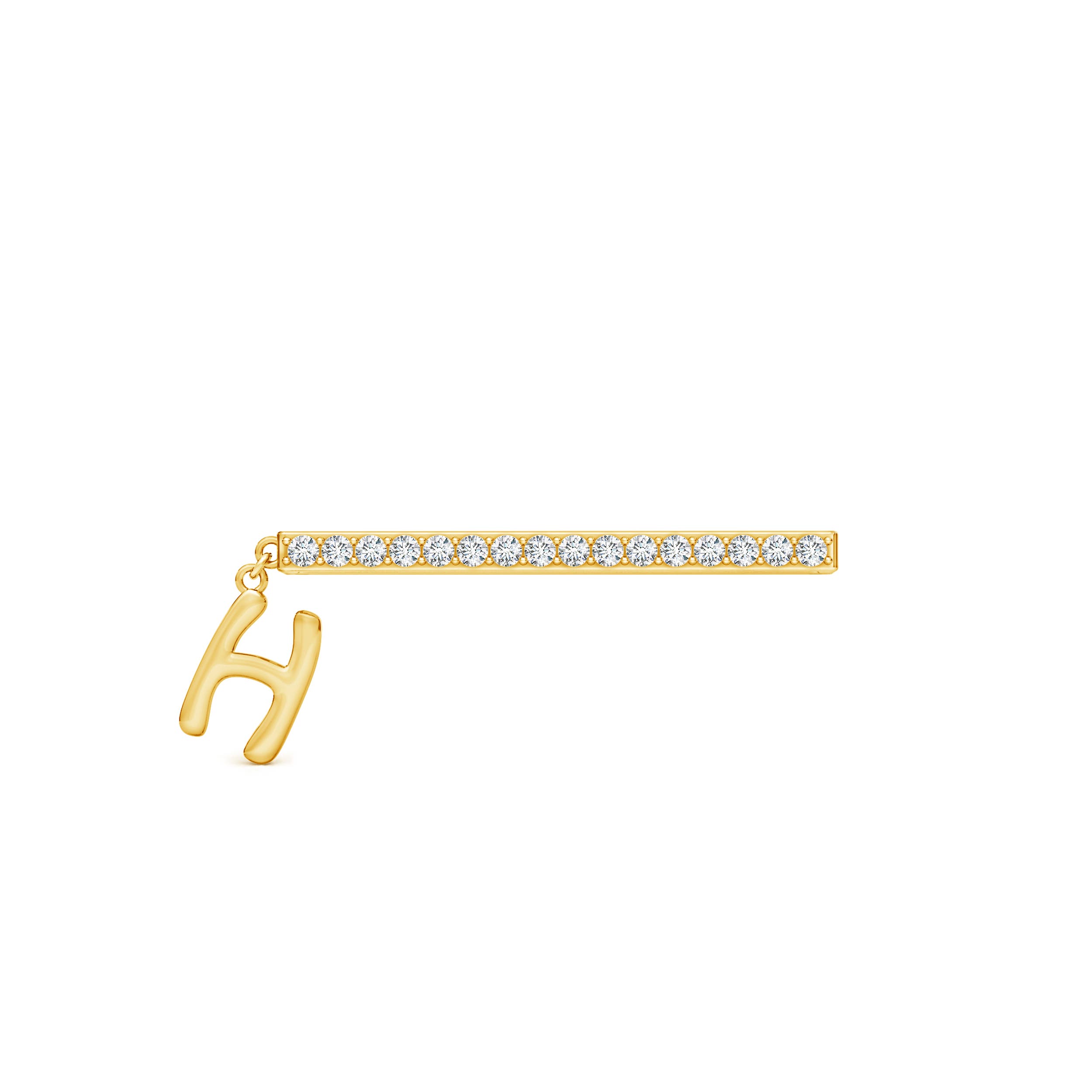 G, VS2 / 0.13 CT / 14 KT Yellow Gold