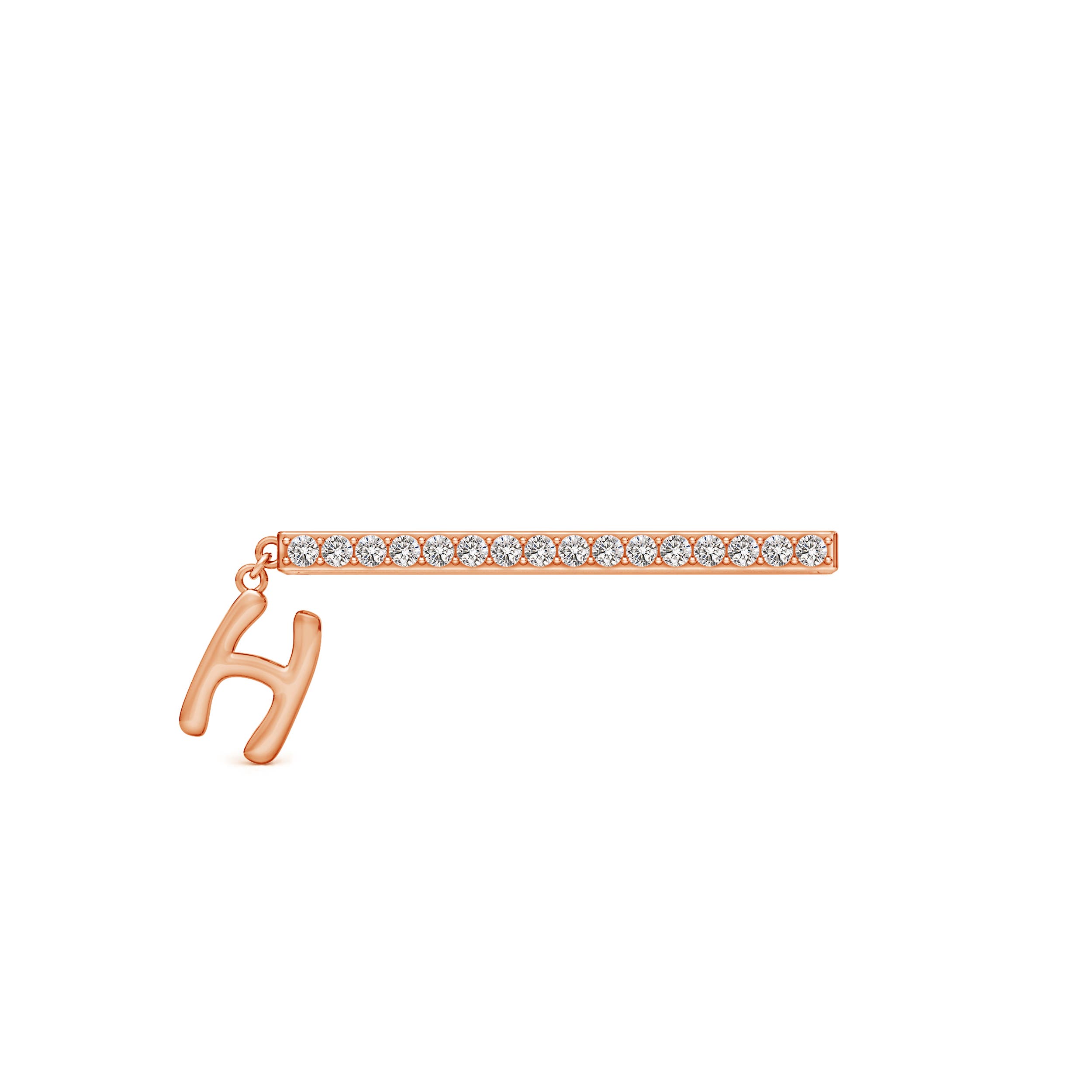 I-J, I1-I2 / 0.13 CT / 14 KT Rose Gold