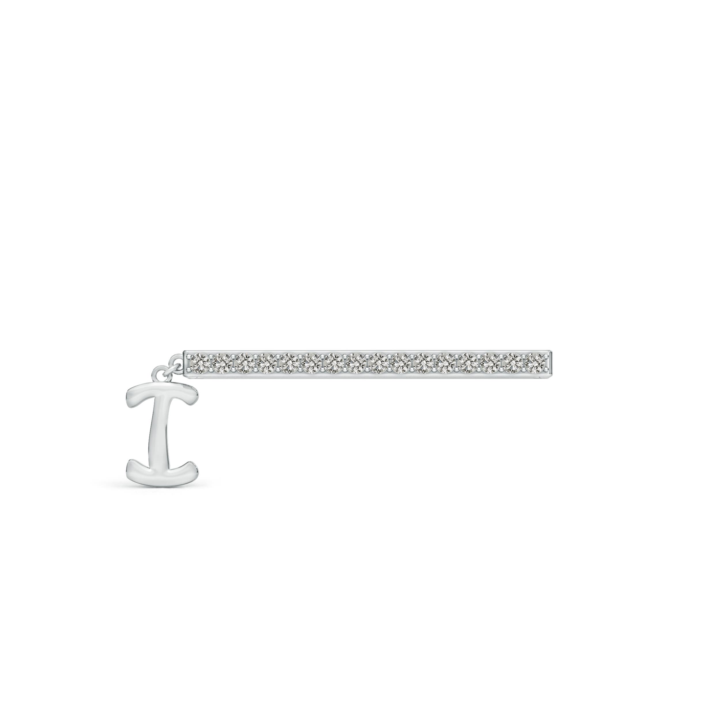 K, I3 / 0.13 CT / 14 KT White Gold