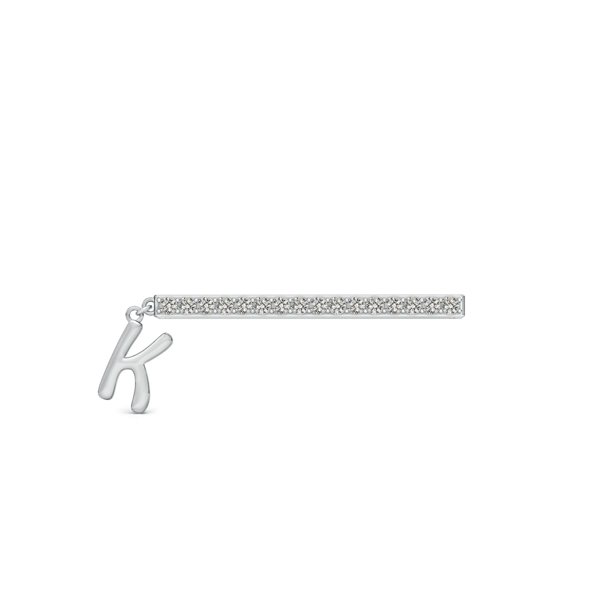 K, I3 / 0.13 CT / 14 KT White Gold