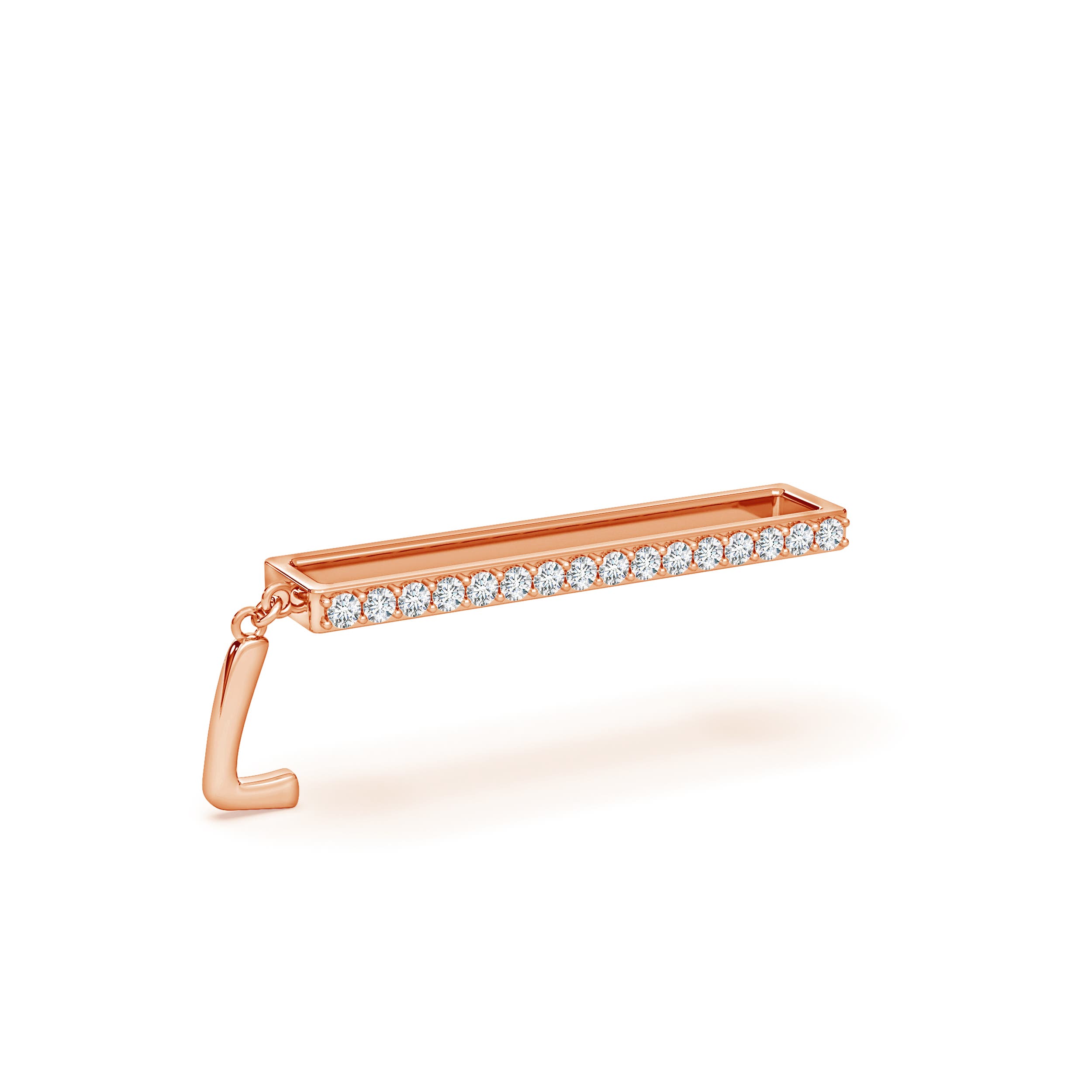 G, VS2 / 0.13 CT / 14 KT Rose Gold