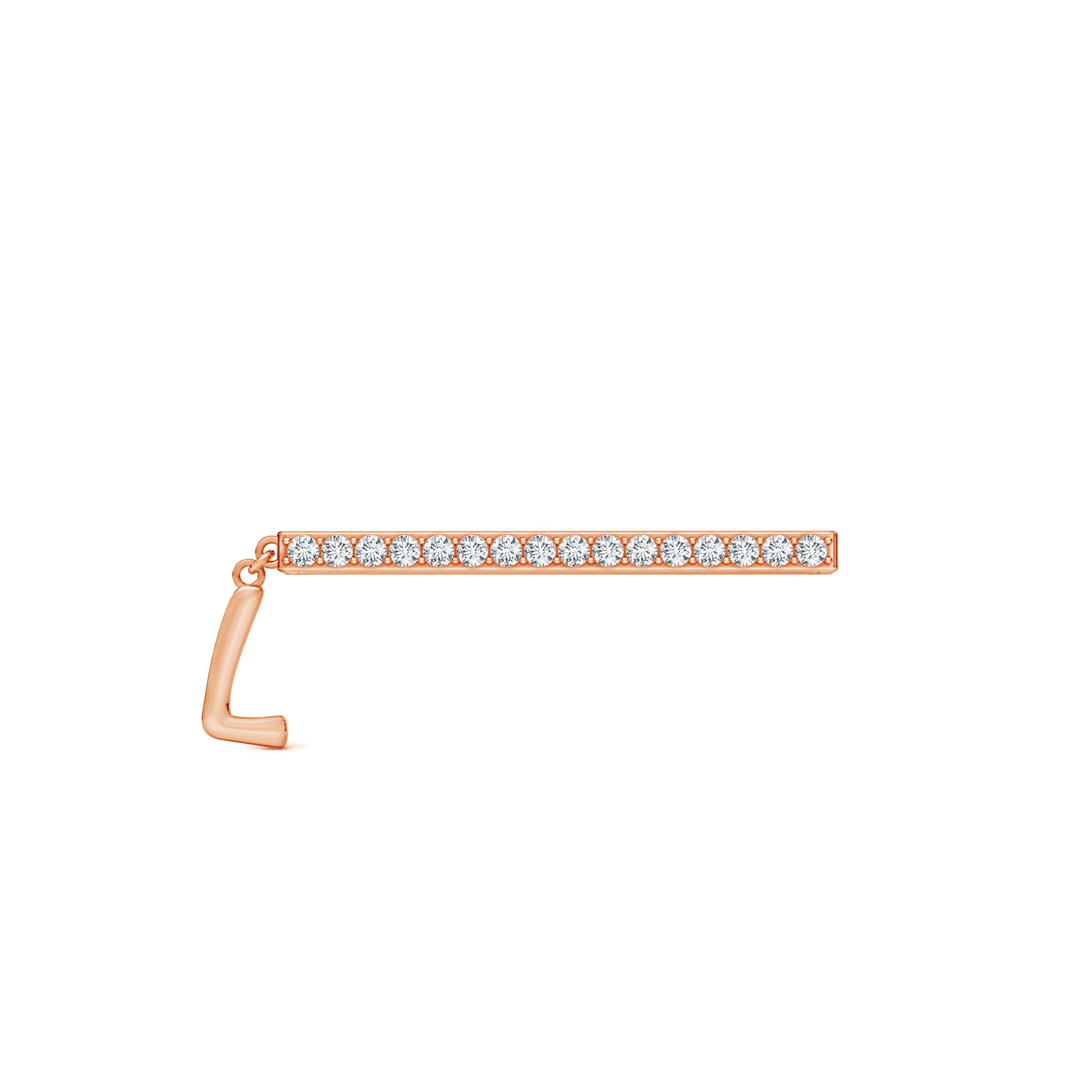 G, VS2 / 0.13 CT / 14 KT Rose Gold