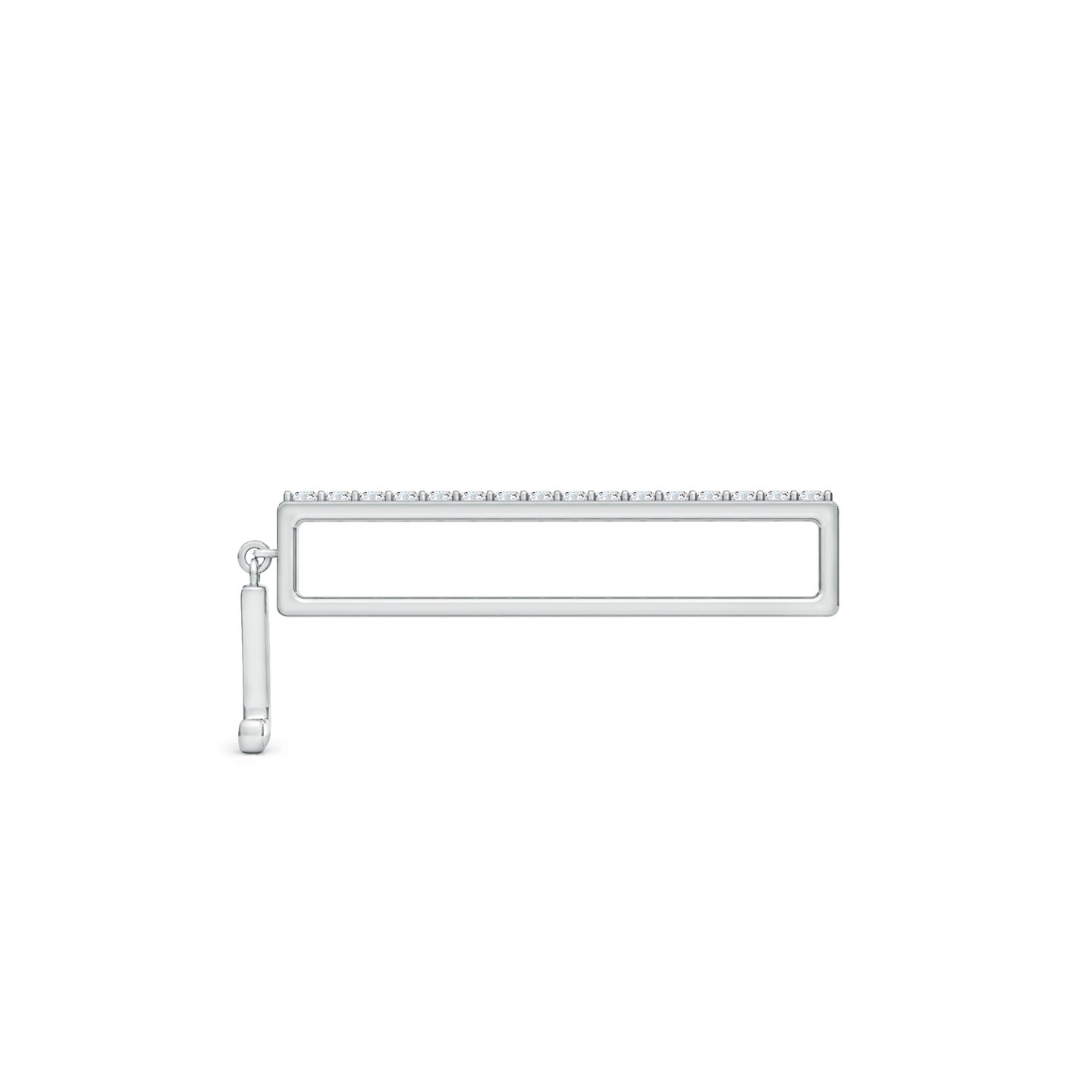 Capital L Initial With Natural Diamond Watch Band
