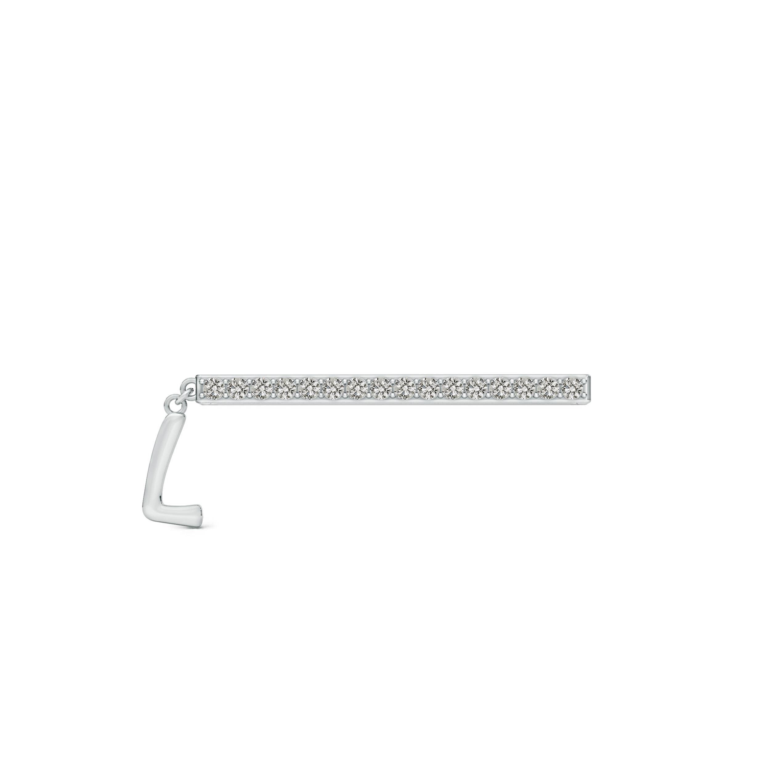 K, I3 / 0.13 CT / 14 KT White Gold