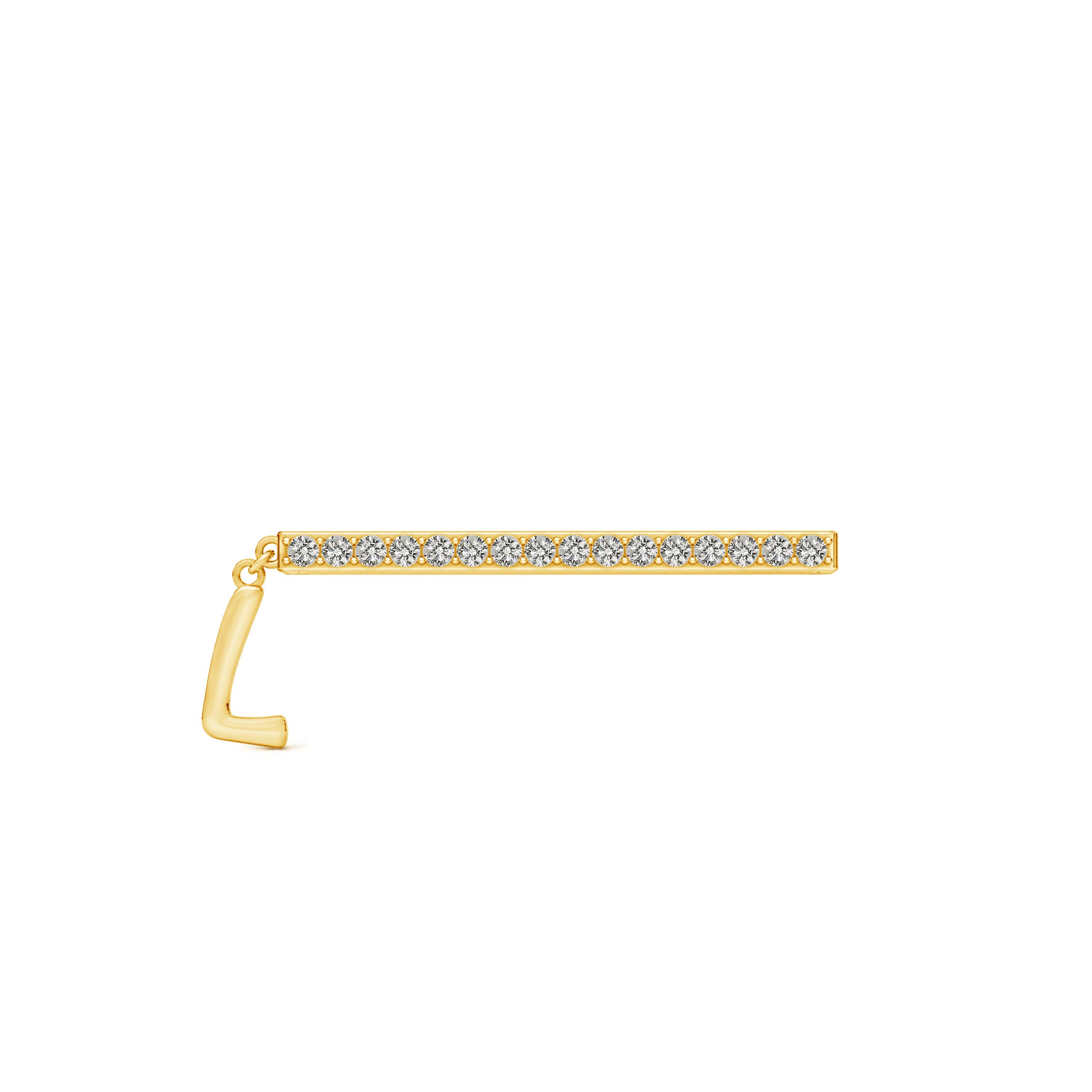 K, I3 / 0.13 CT / 14 KT Yellow Gold