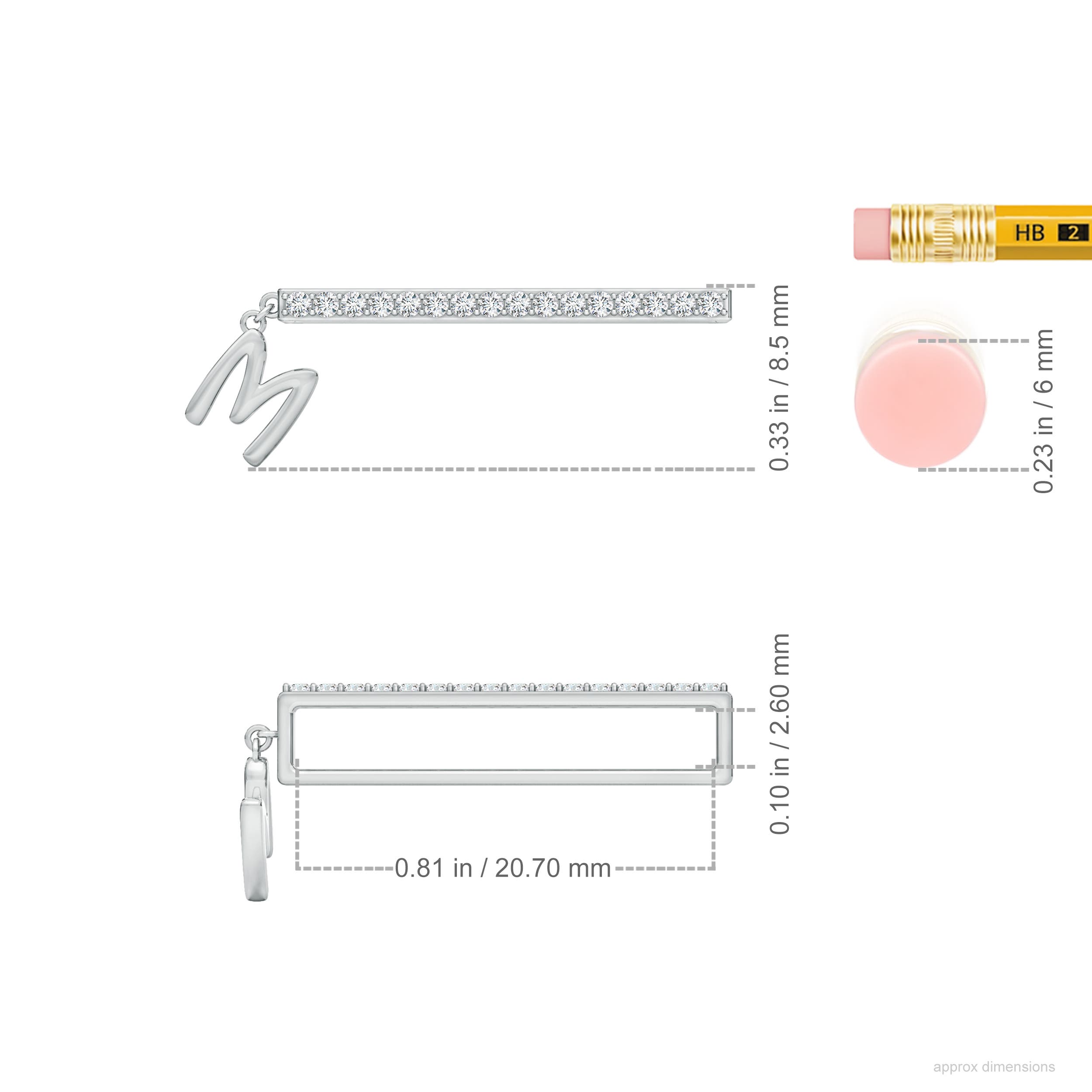 G, VS2 / 0.13 CT / 14 KT White Gold