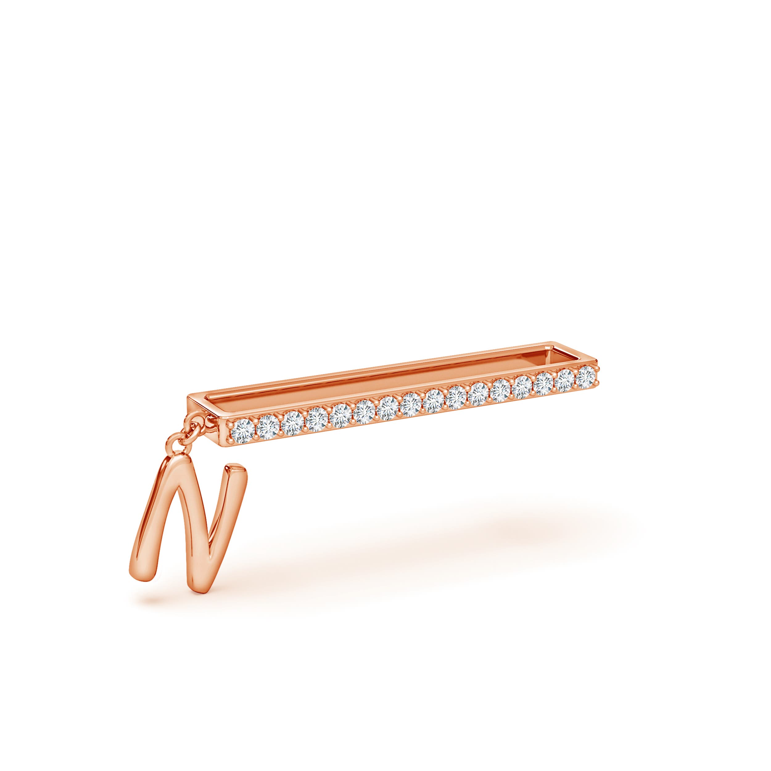 G, VS2 / 0.13 CT / 14 KT Rose Gold