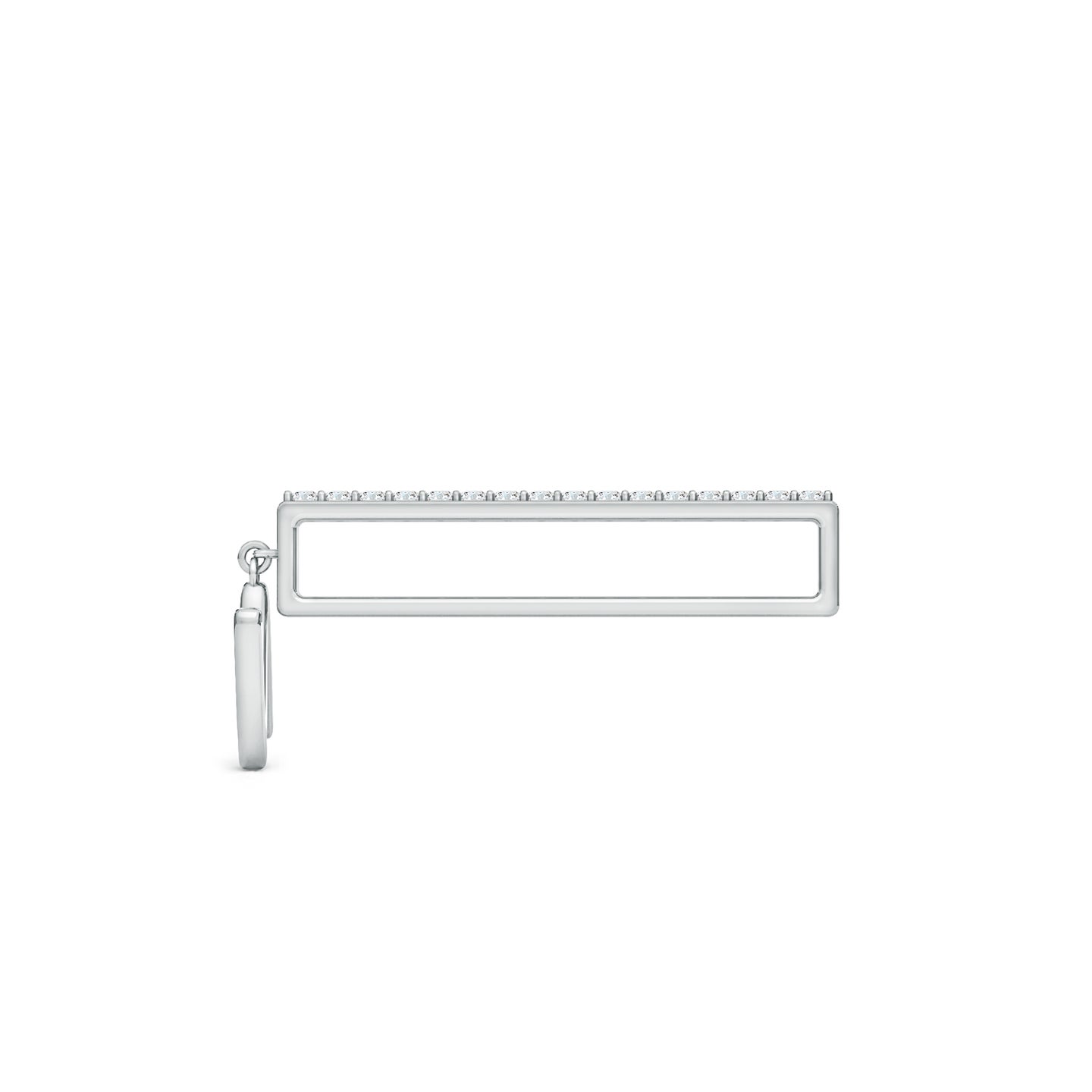 Capital N Initial With Natural Diamond Watch Band
