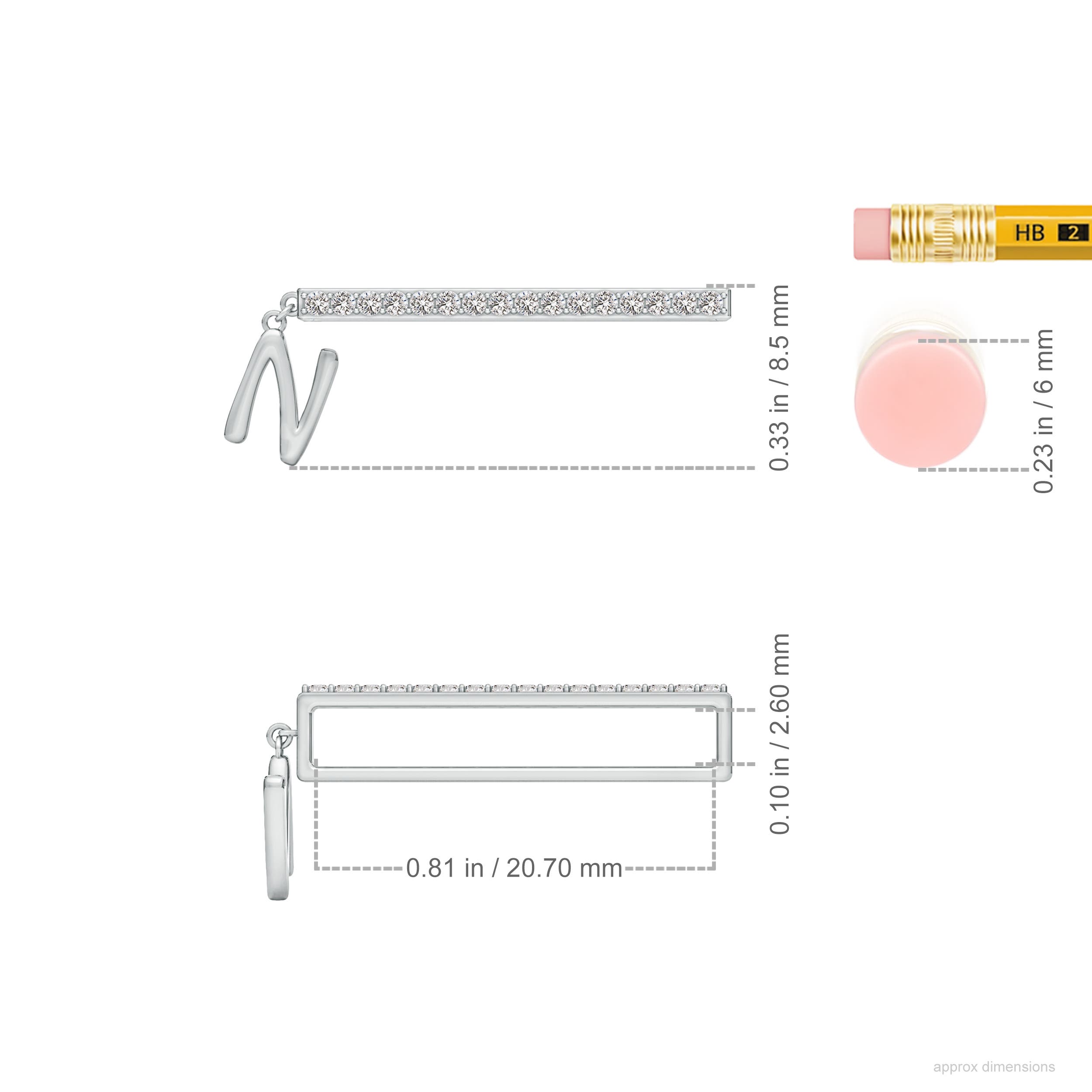 I-J, I1-I2 / 0.13 CT / 14 KT White Gold