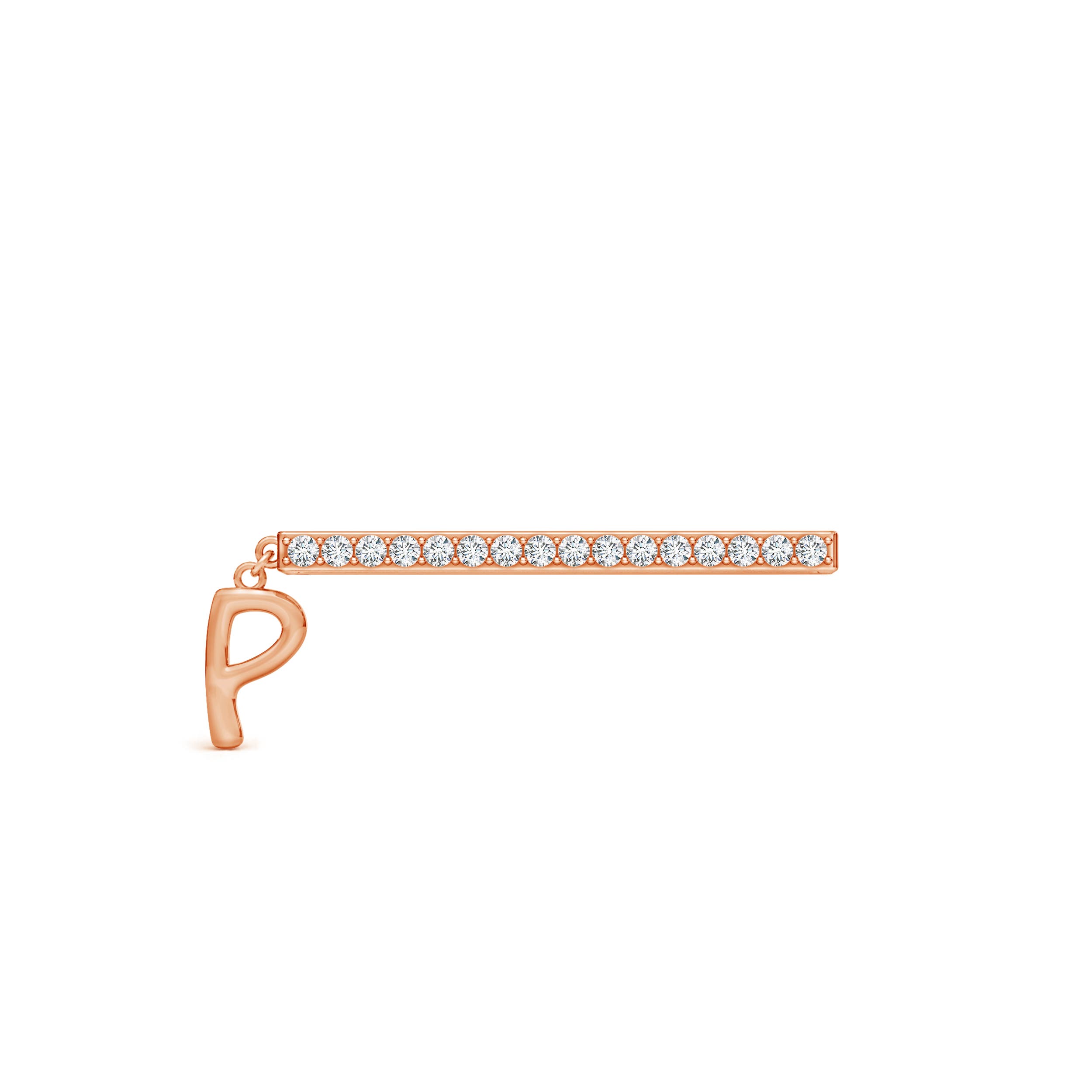 G, VS2 / 0.13 CT / 14 KT Rose Gold