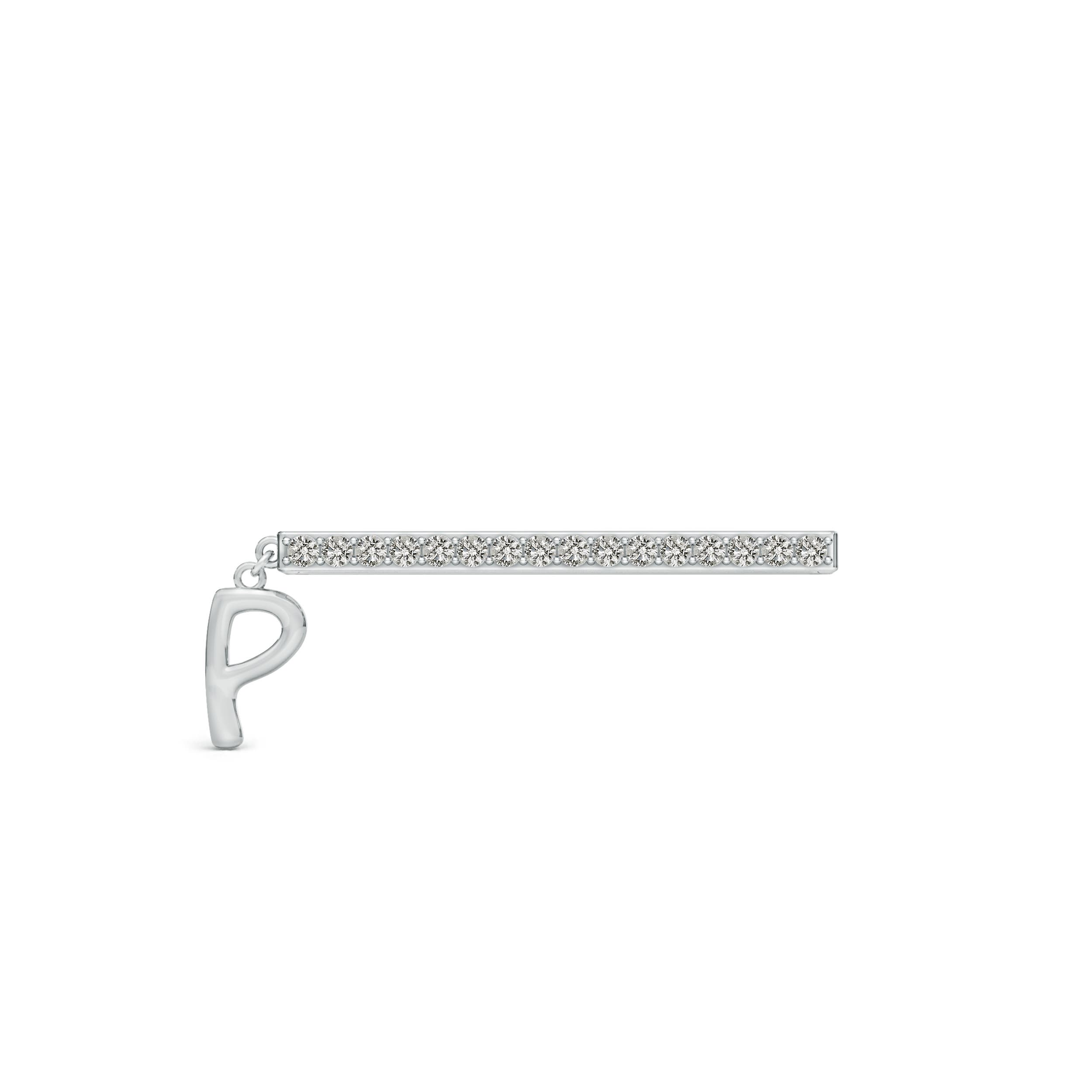 K, I3 / 0.13 CT / 14 KT White Gold