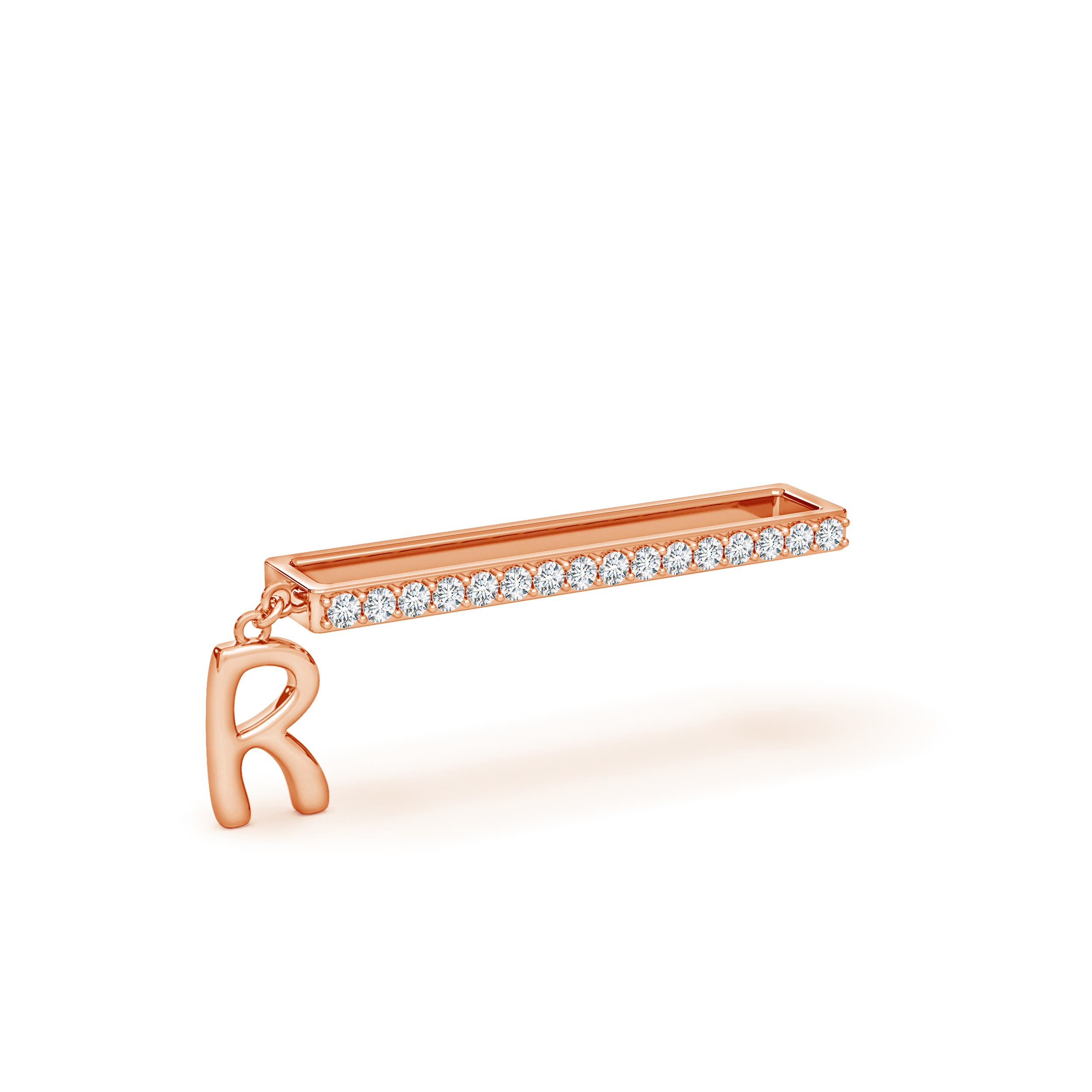 G, VS2 / 0.13 CT / 14 KT Rose Gold