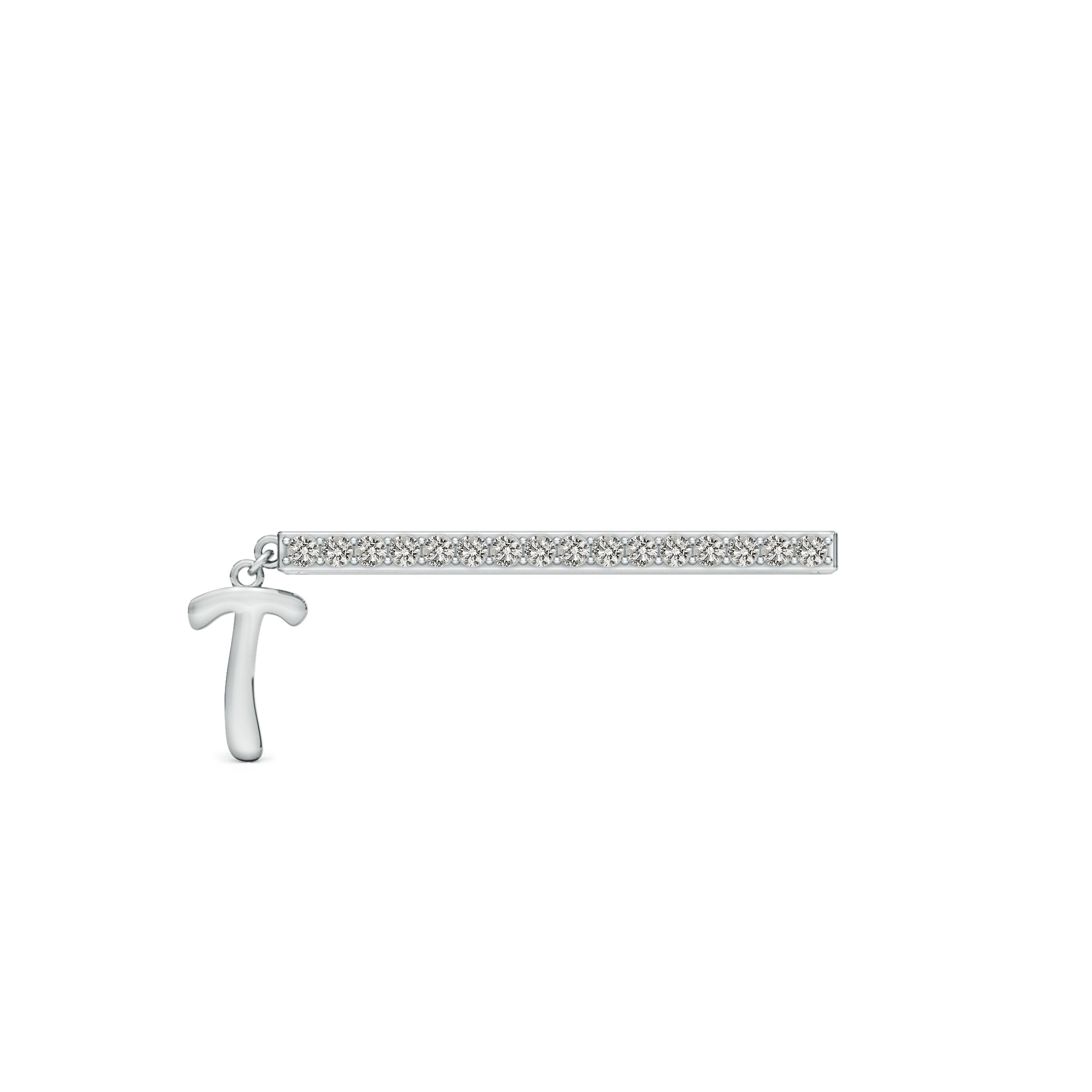 K, I3 / 0.13 CT / 14 KT White Gold