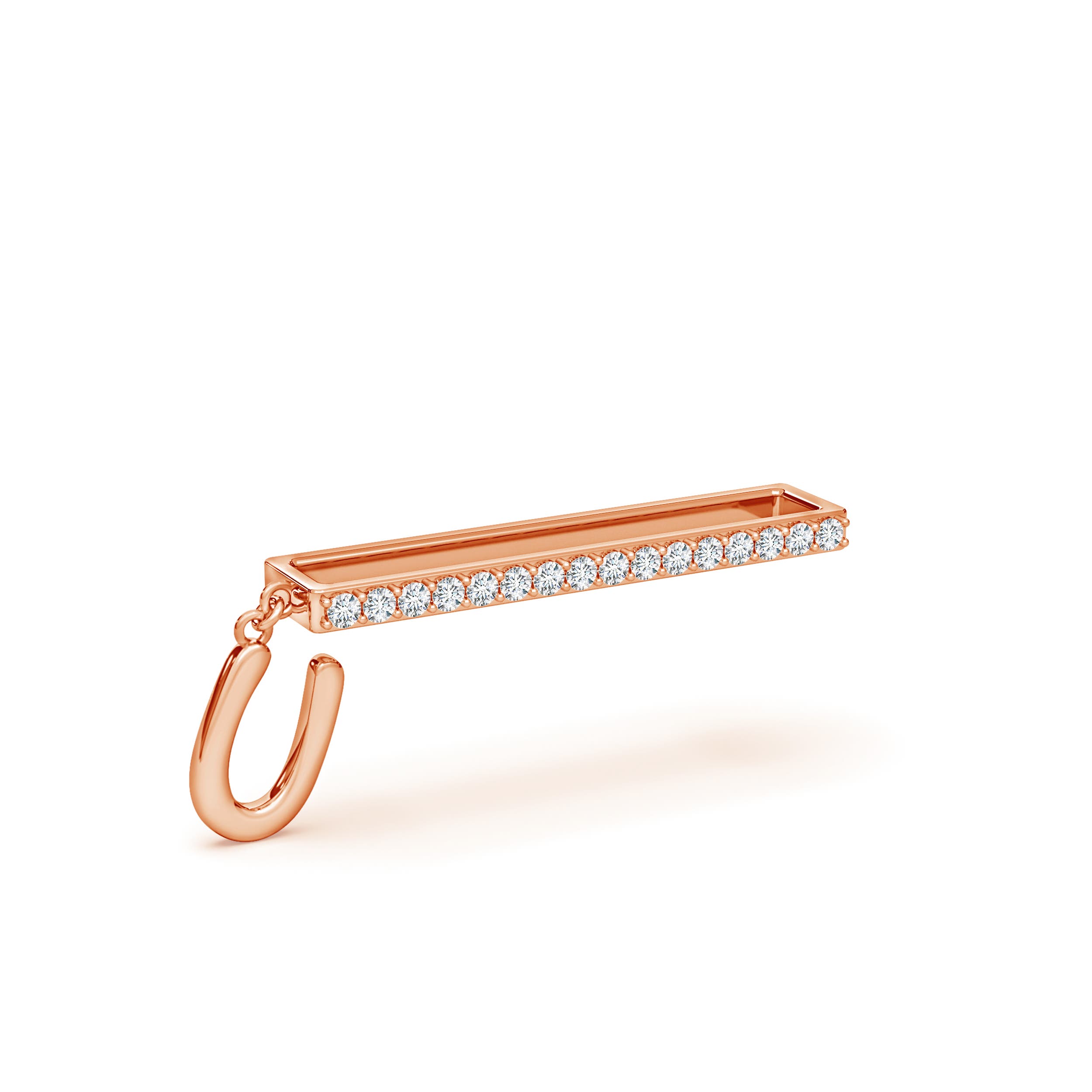 G, VS2 / 0.13 CT / 14 KT Rose Gold