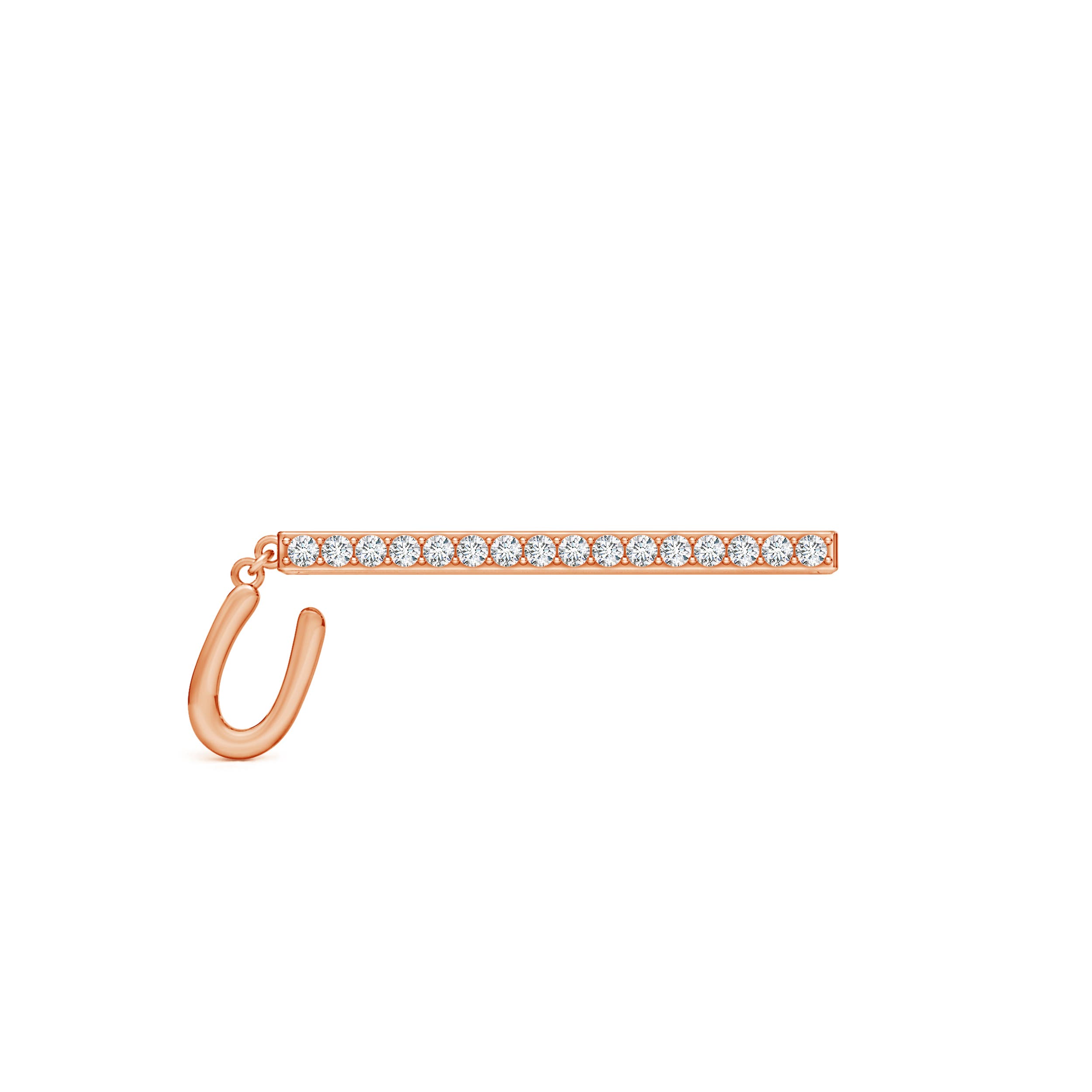 G, VS2 / 0.13 CT / 14 KT Rose Gold