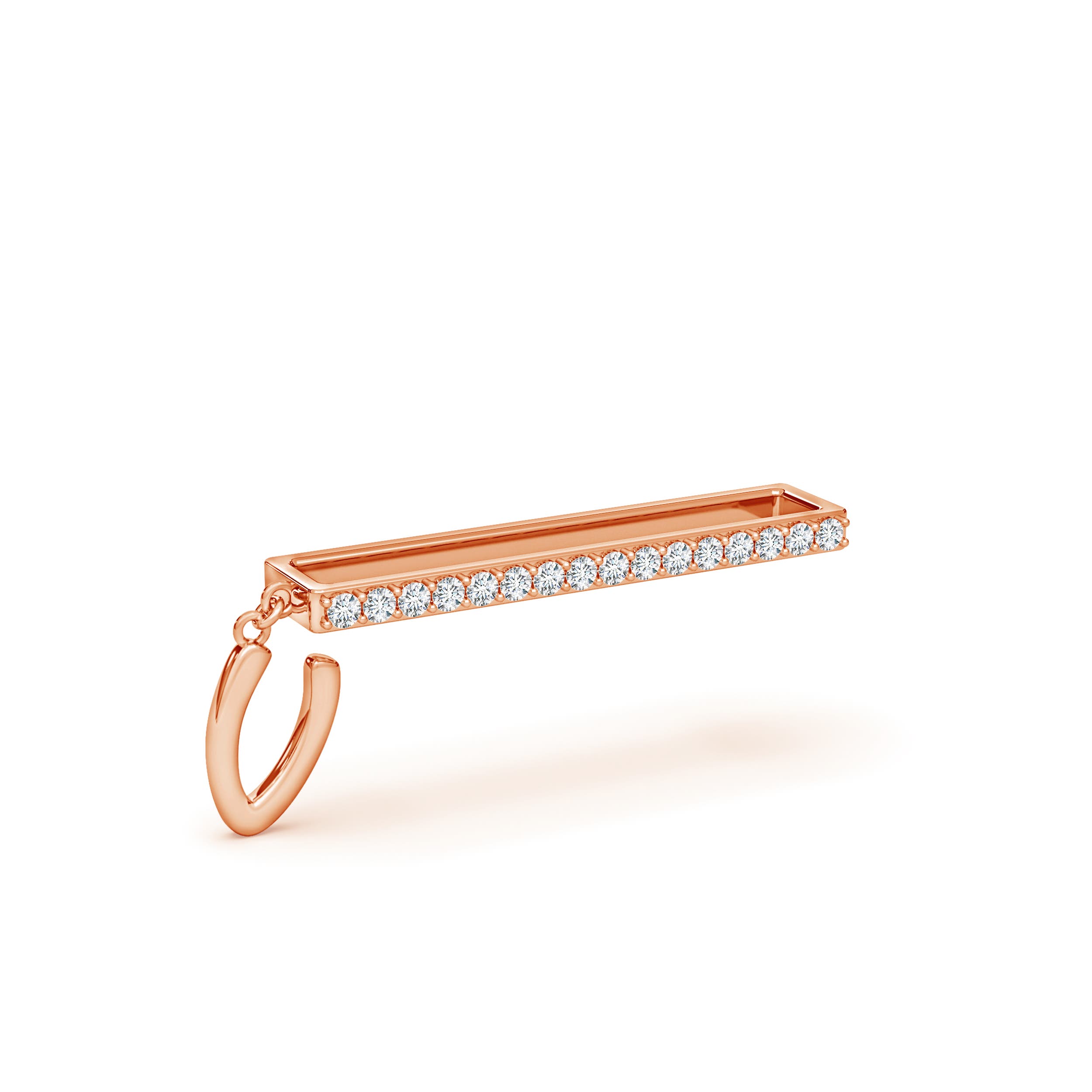 G, VS2 / 0.13 CT / 14 KT Rose Gold