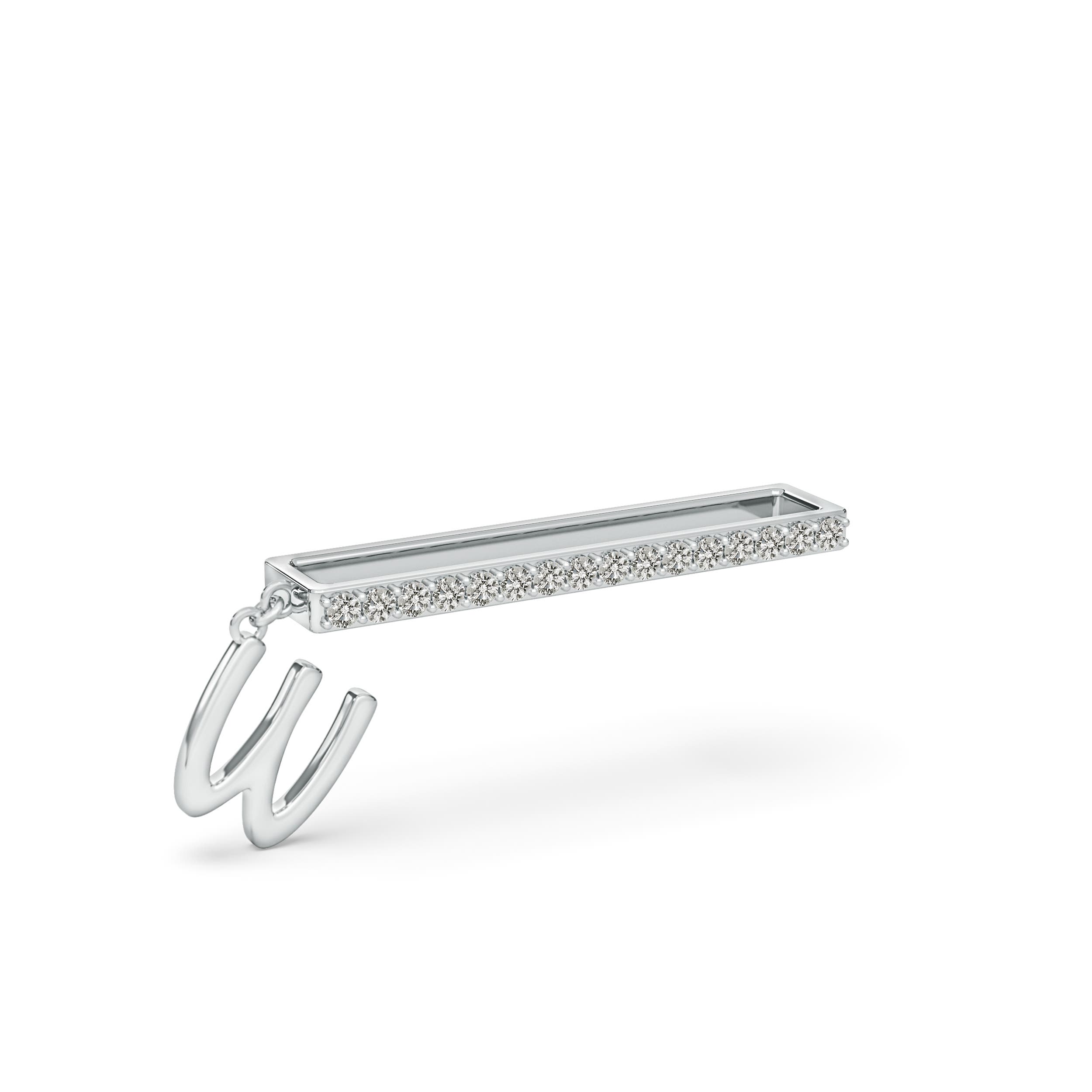 K, I3 / 0.13 CT / 14 KT White Gold