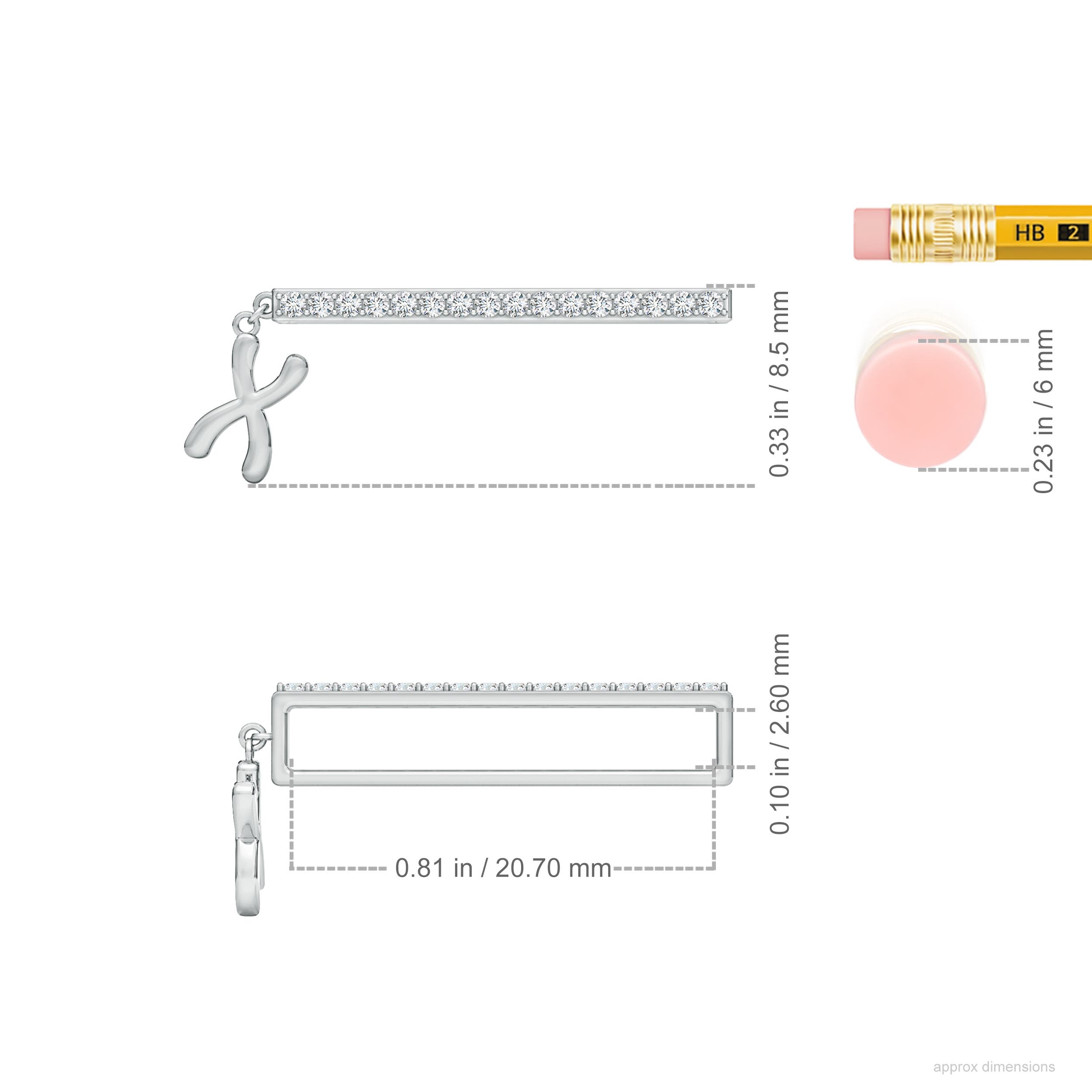 G, VS2 / 0.13 CT / 14 KT White Gold