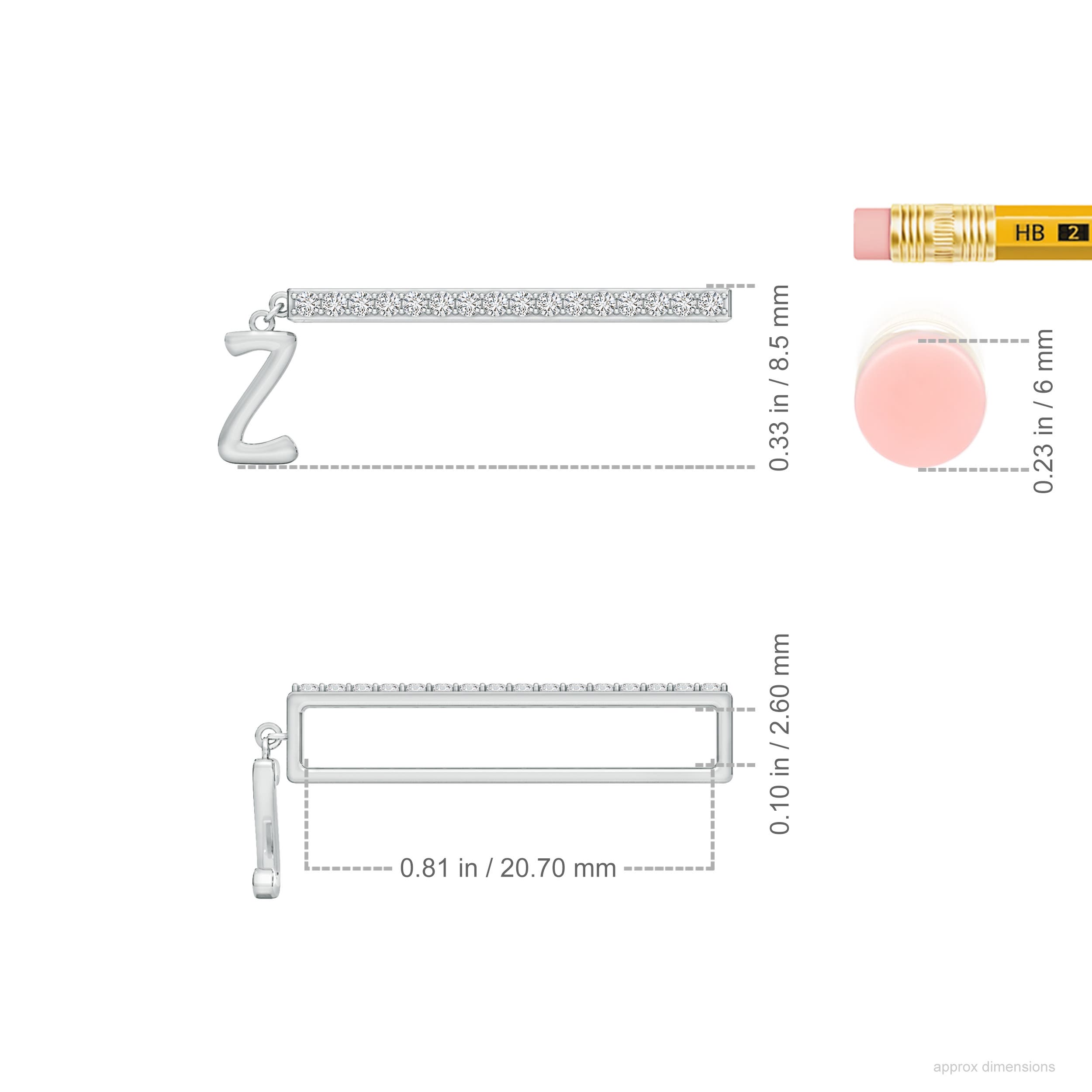 H, SI2 / 0.13 CT / 14 KT White Gold