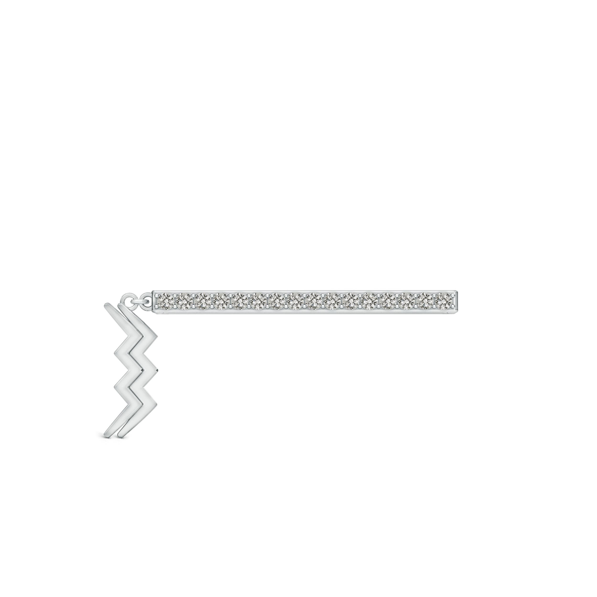 K, I3 / 0.13 CT / 14 KT White Gold