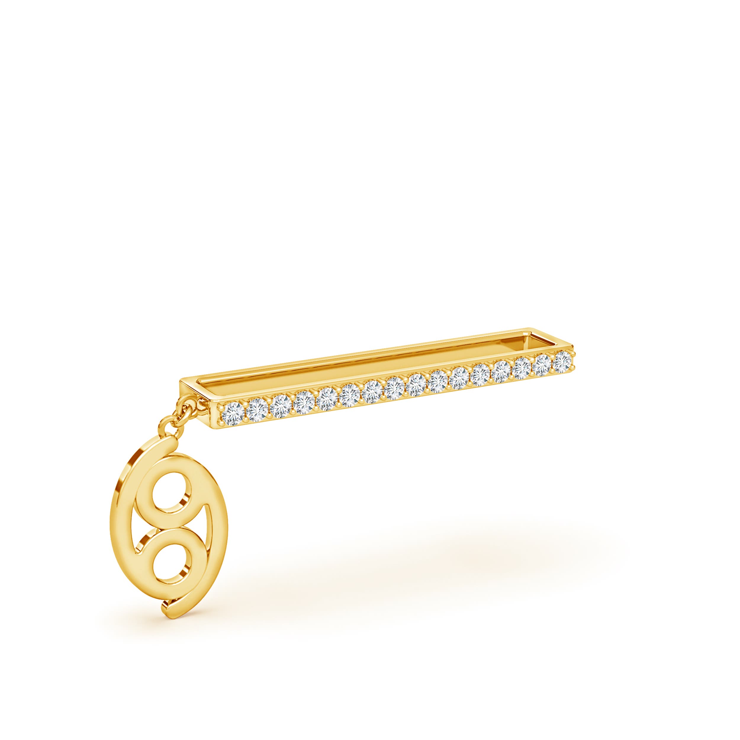 G, VS2 / 0.13 CT / 14 KT Yellow Gold