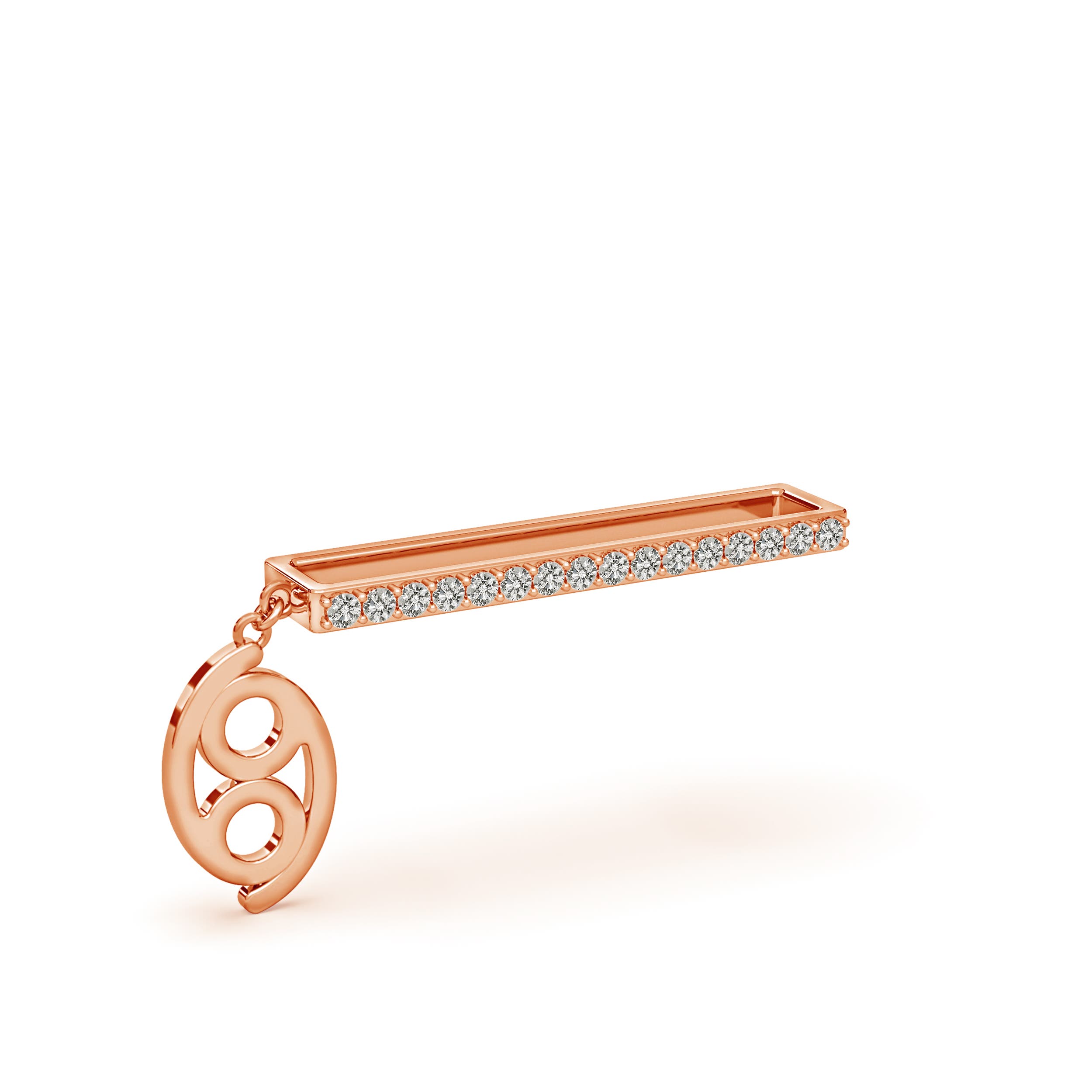 K, I3 / 0.13 CT / 14 KT Rose Gold