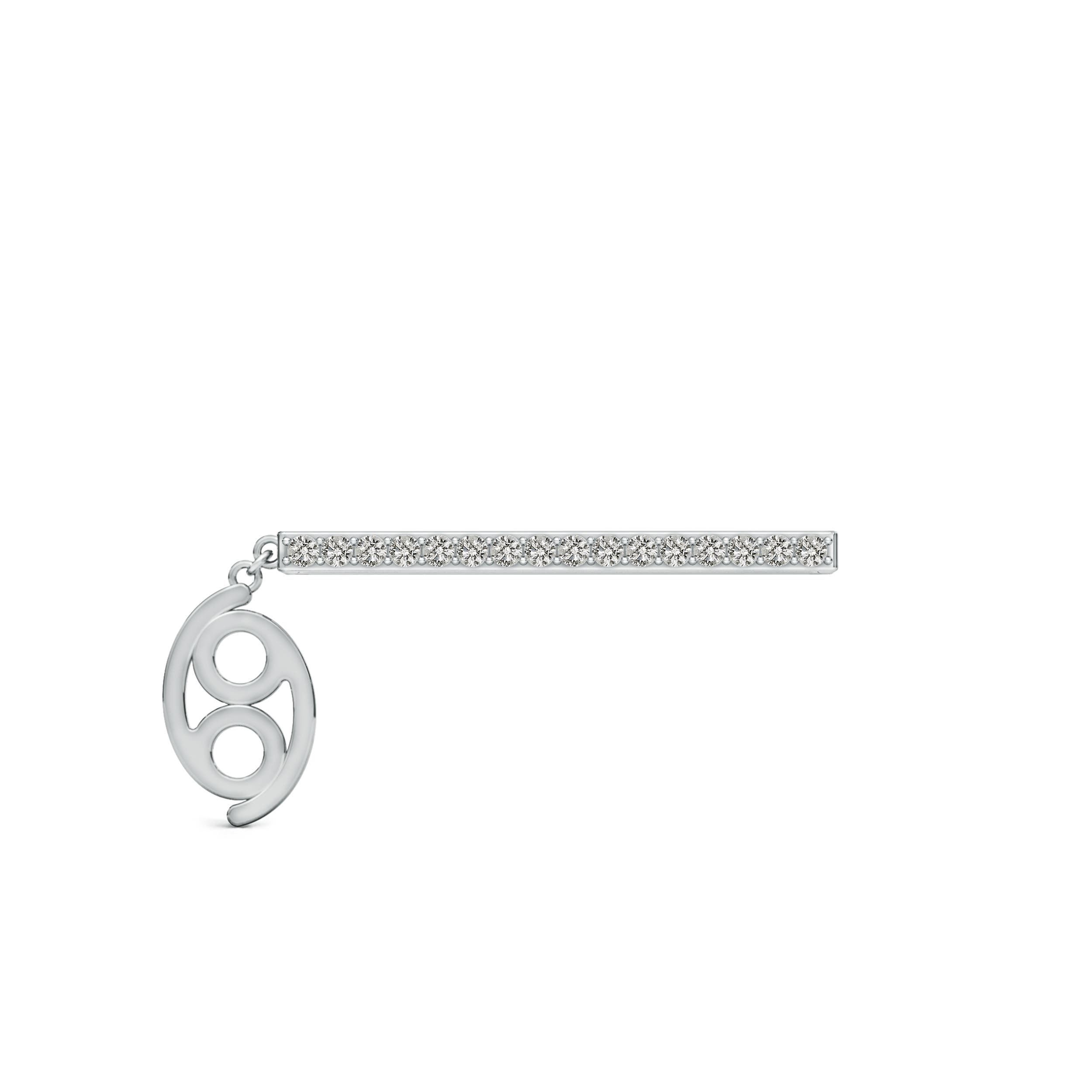 K, I3 / 0.13 CT / 14 KT White Gold