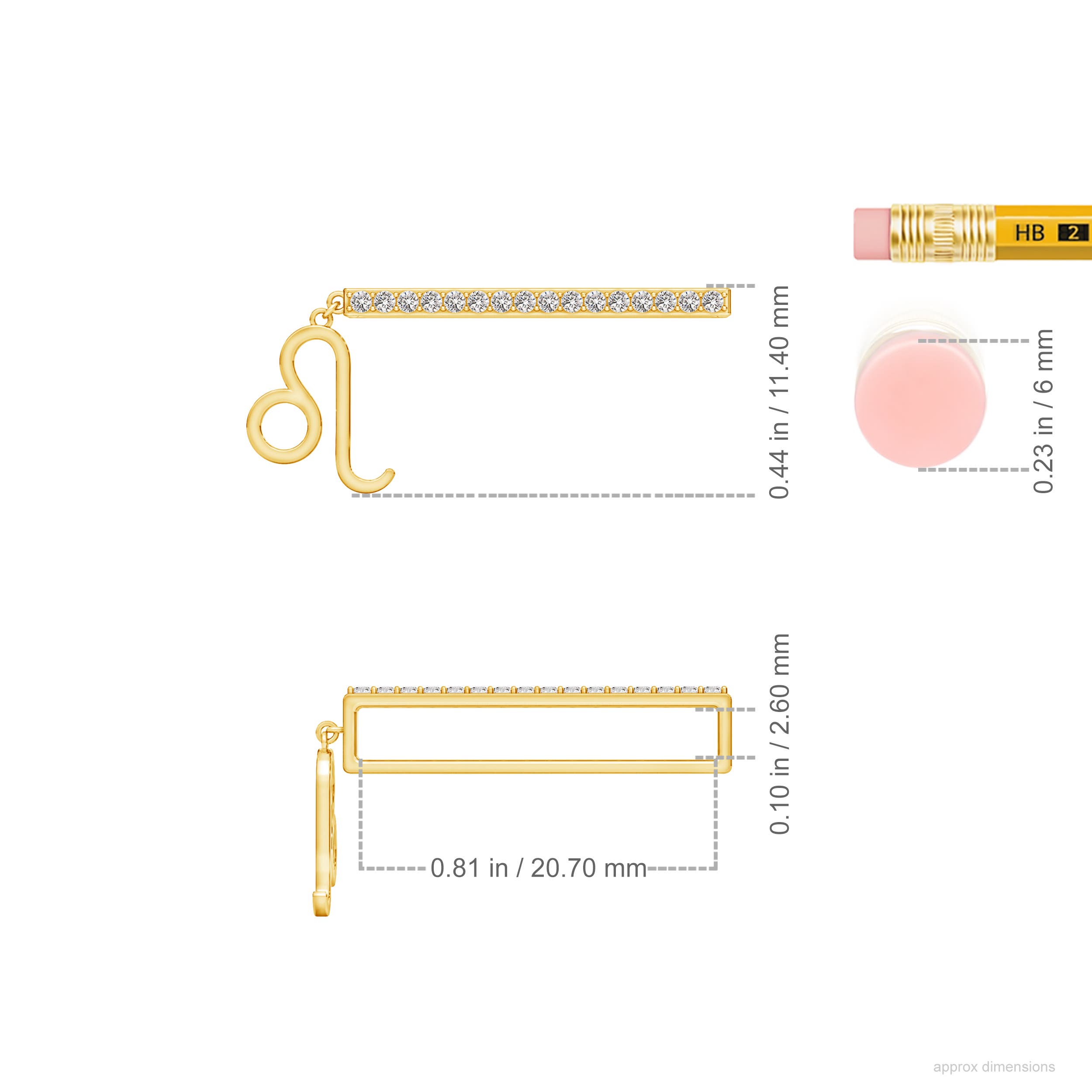 I-J, I1-I2 / 0.13 CT / 14 KT Yellow Gold